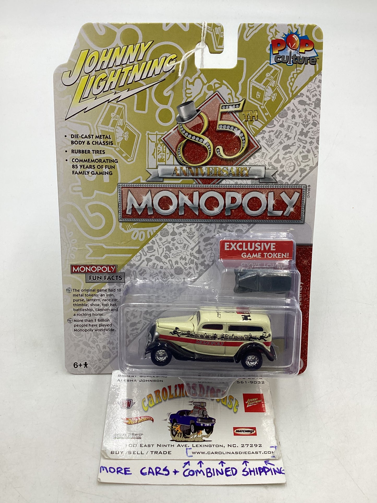 Johnny Lightning Monopoly 85th Anniversary 1933 Ford Panel Delivery 228E