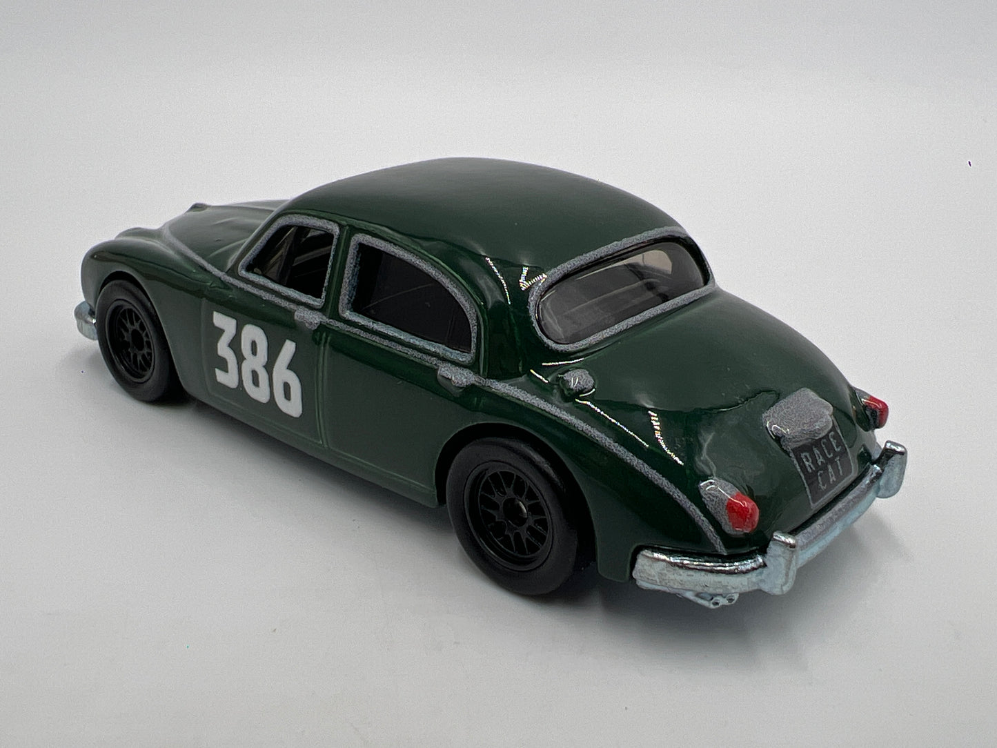 Hot Wheels 1/64 Premium Jaguar MK1 Green Loose