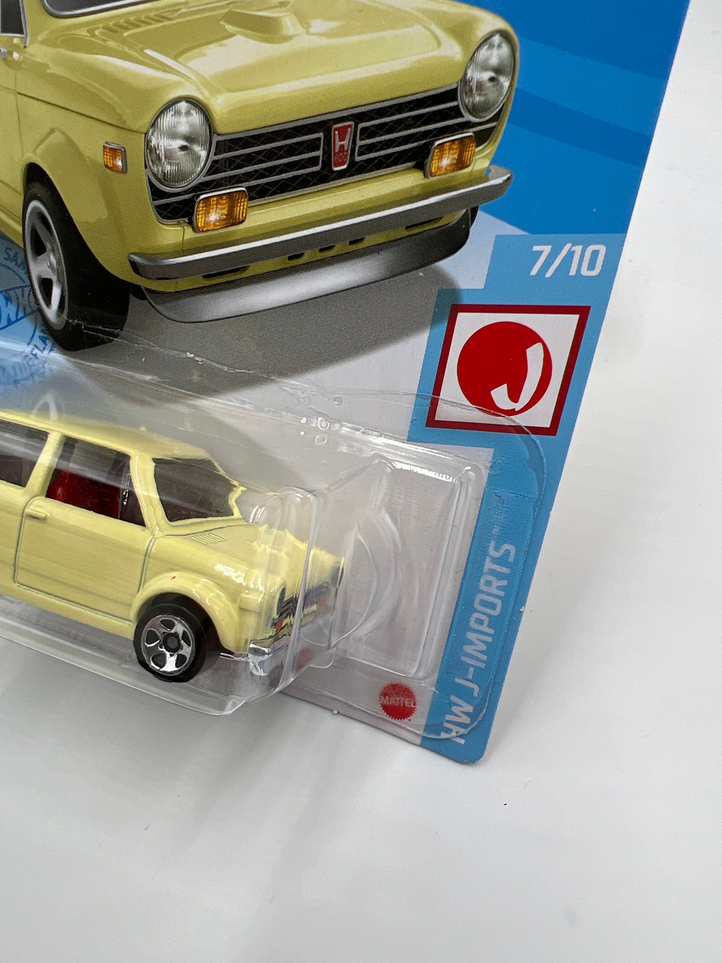 2021 Hot Wheels J-Imports #187 Custom 70 Honda N600 Yellow 75C