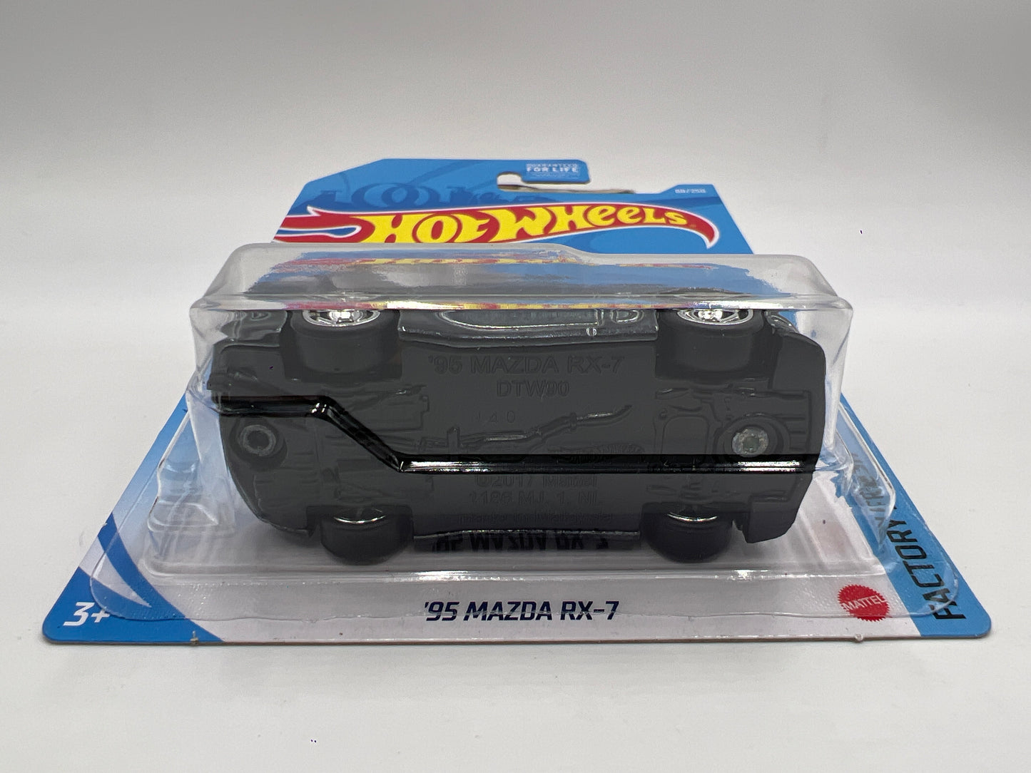 2021 Hot Wheels Super Treasure Hunt #88 95 Mazda RX-7 Black W/Protector