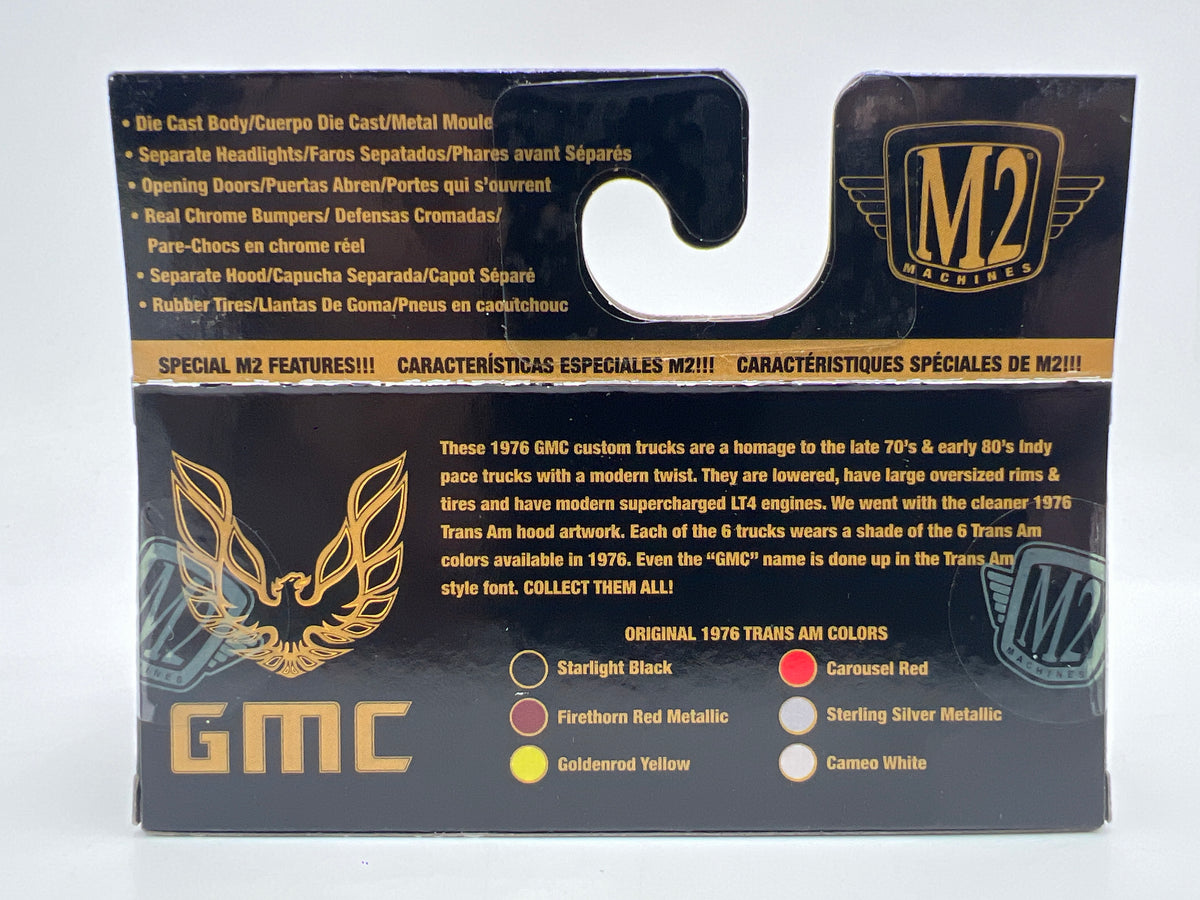 M2 Machines S74 1/3600 1976 GMC Sierra Grande 15 Custom White
