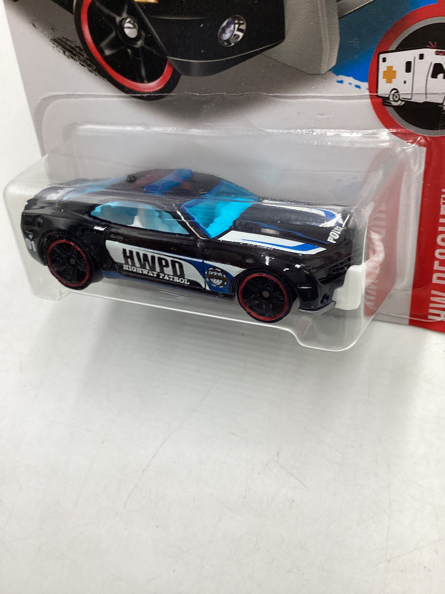 2016 Hot wheels #211 Black 10 Camaro SS 9F