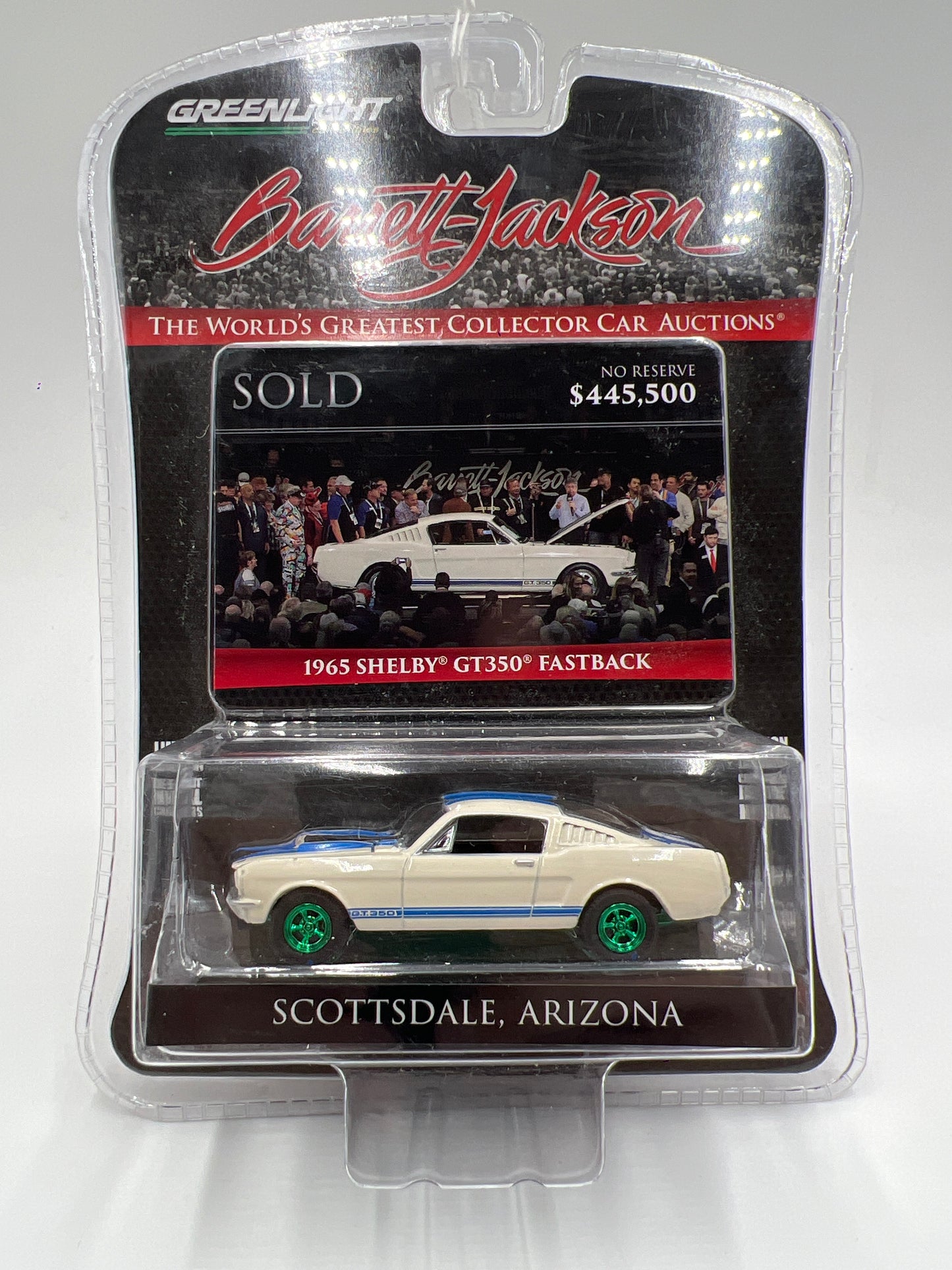 Greenlight Barrett Jackson Series 2 CHASE 1965 Shelby GT350 Fastback White