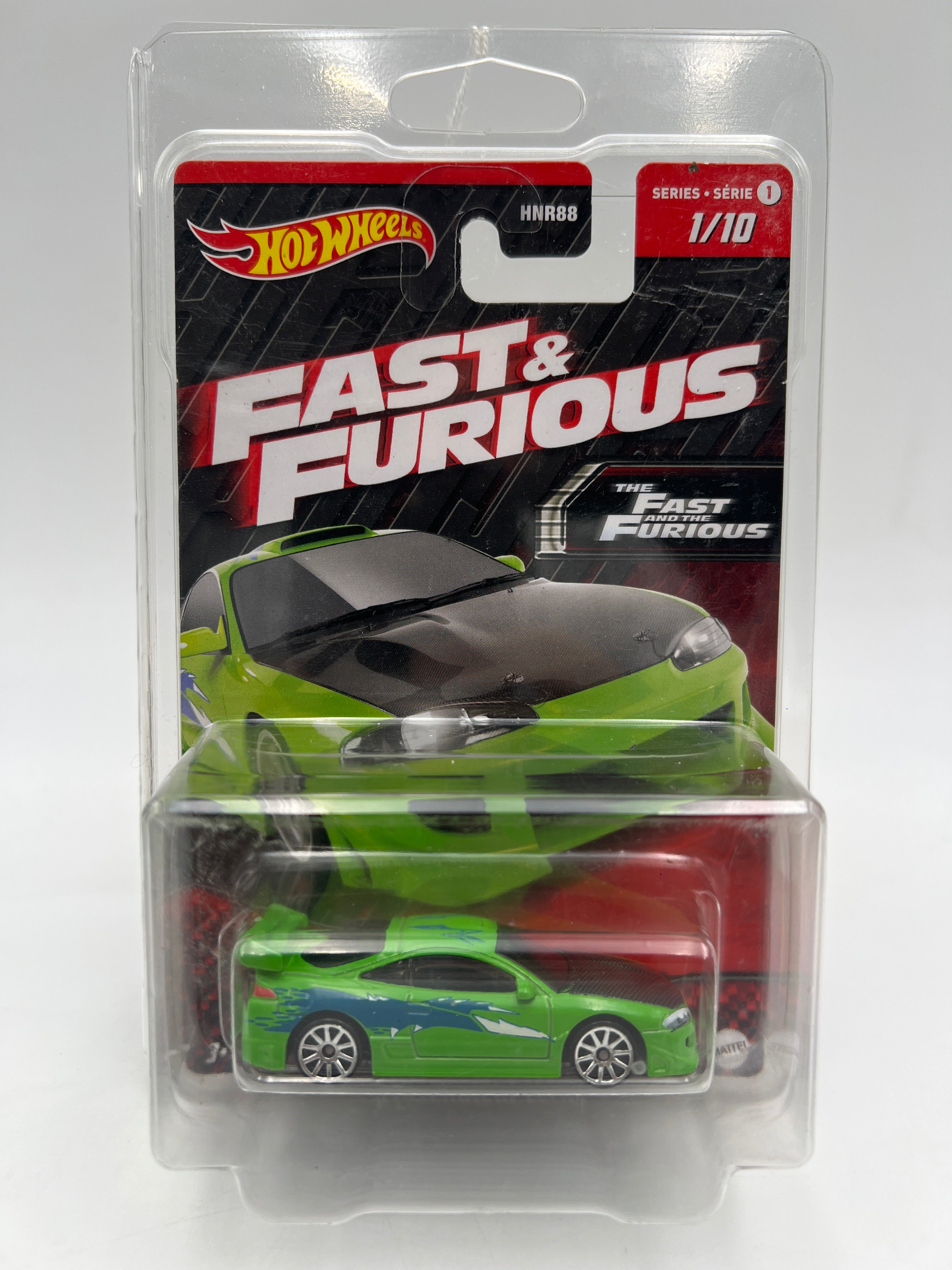 Hot Wheels Fast & Furious Series 1 #1 95 Misubishi Eclipse Green W