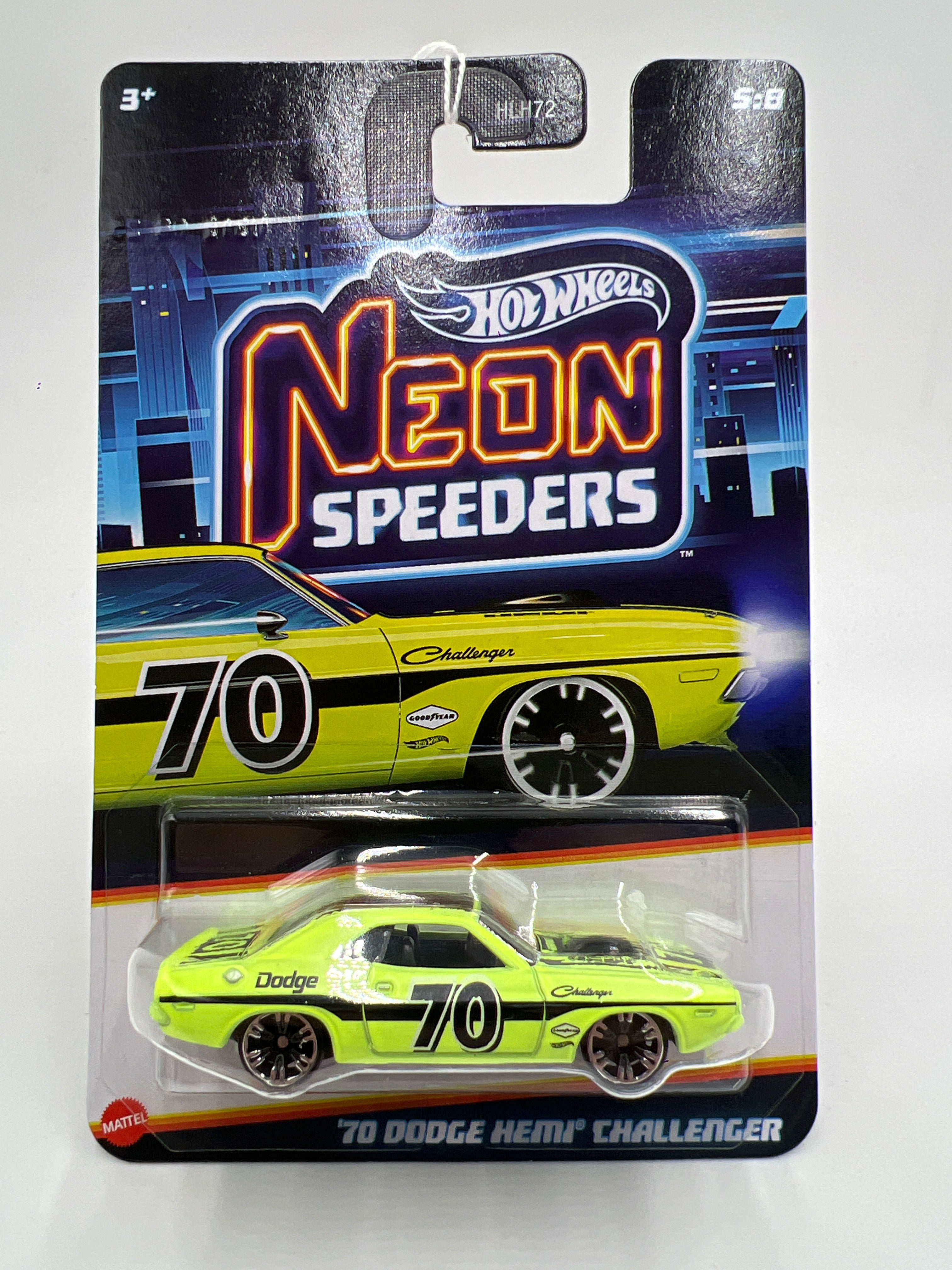 2026 Hot Wheels Neon Speeders #2 70 Dodge Hemi Challenger 160H