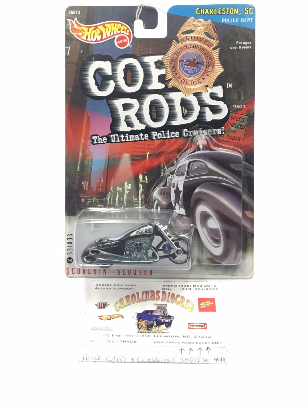 Hot wheels Cop Rods series 2  Scorching Scooter NN3