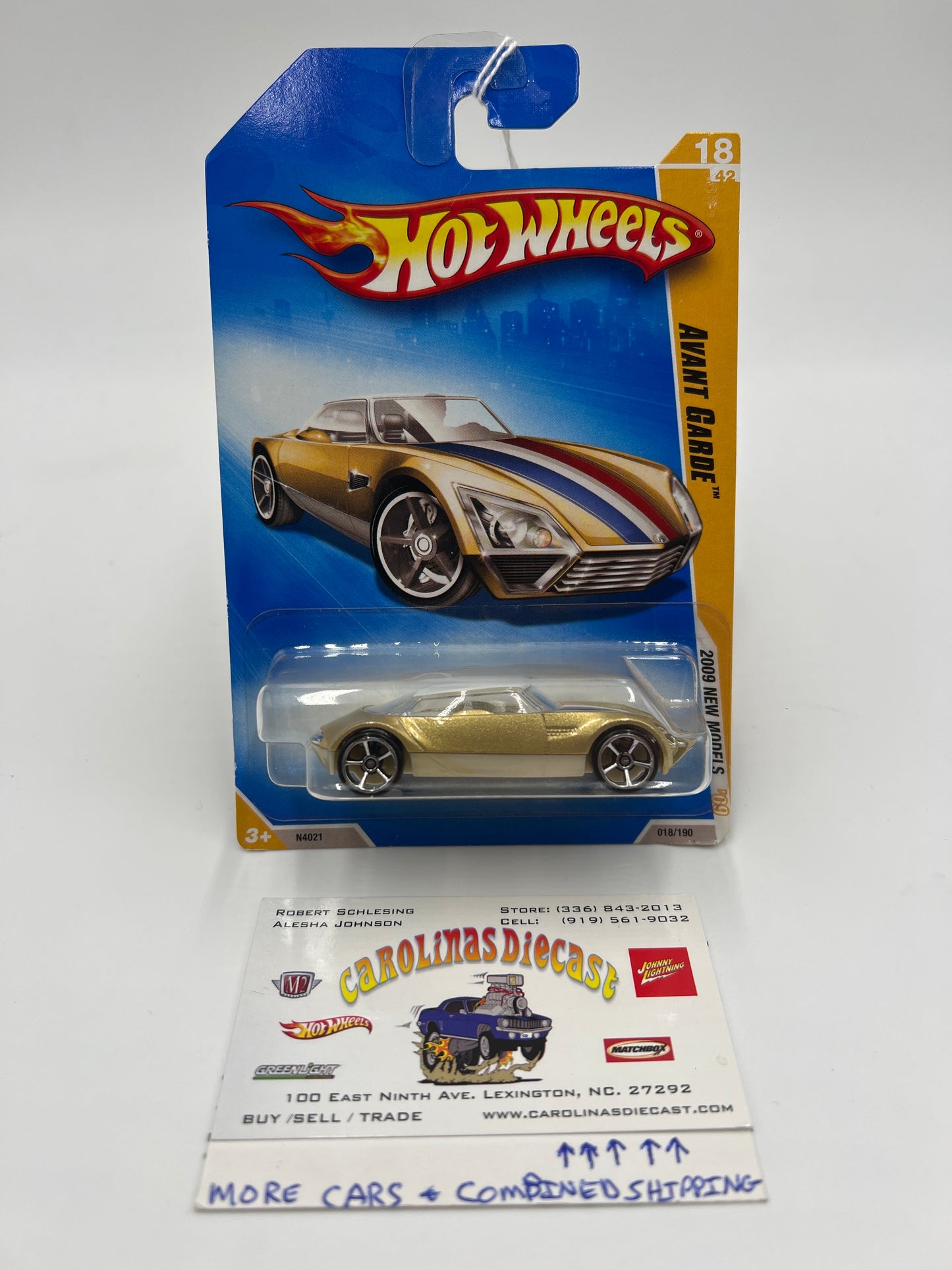 2009 Hot Wheels New Models #18 Avant Garde Gold AA7