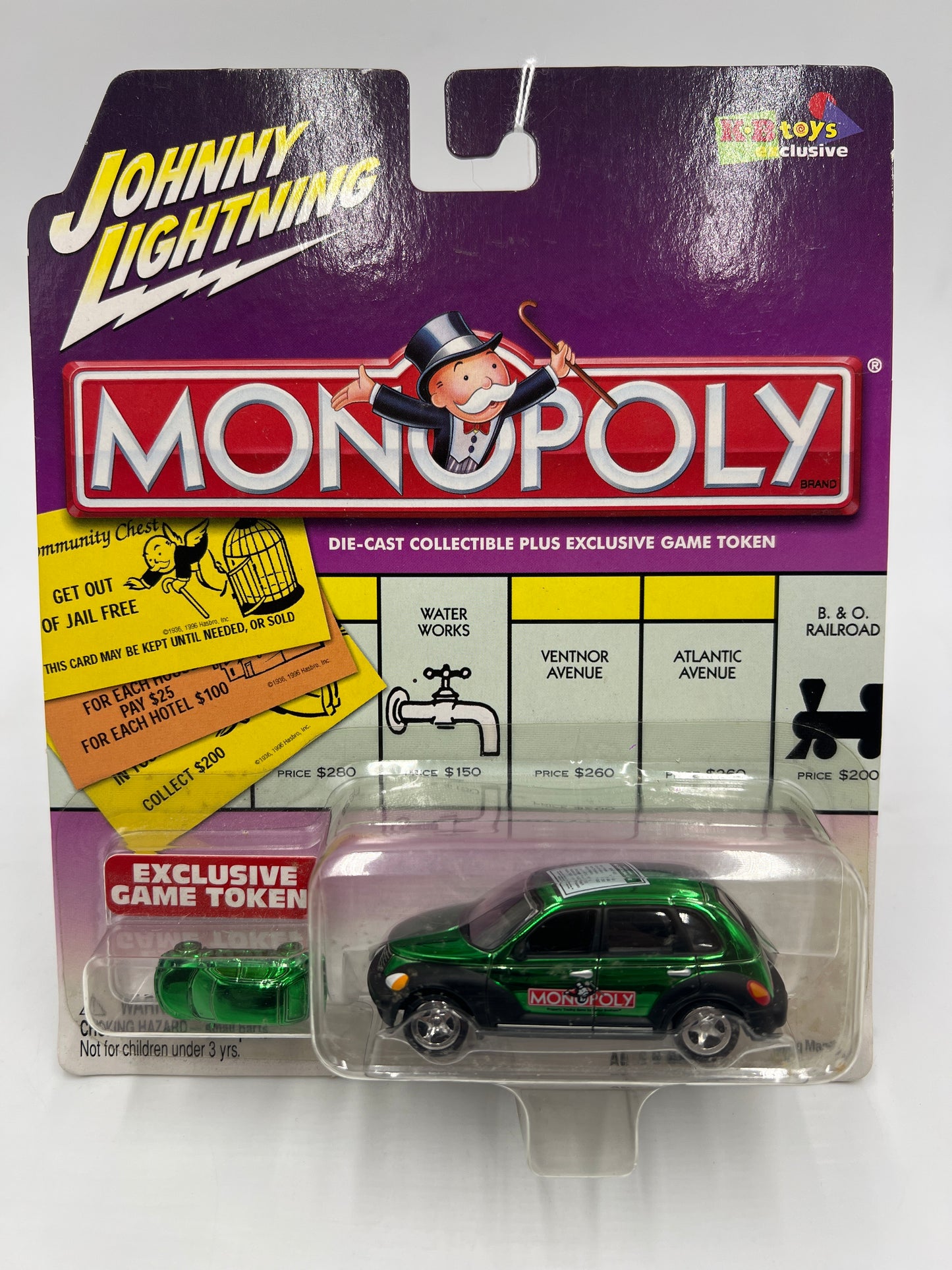 Johnny Lightning Monopoly KB Toys Exclusive 01 Chrysler PT Cruiser Green Chrome 227E
