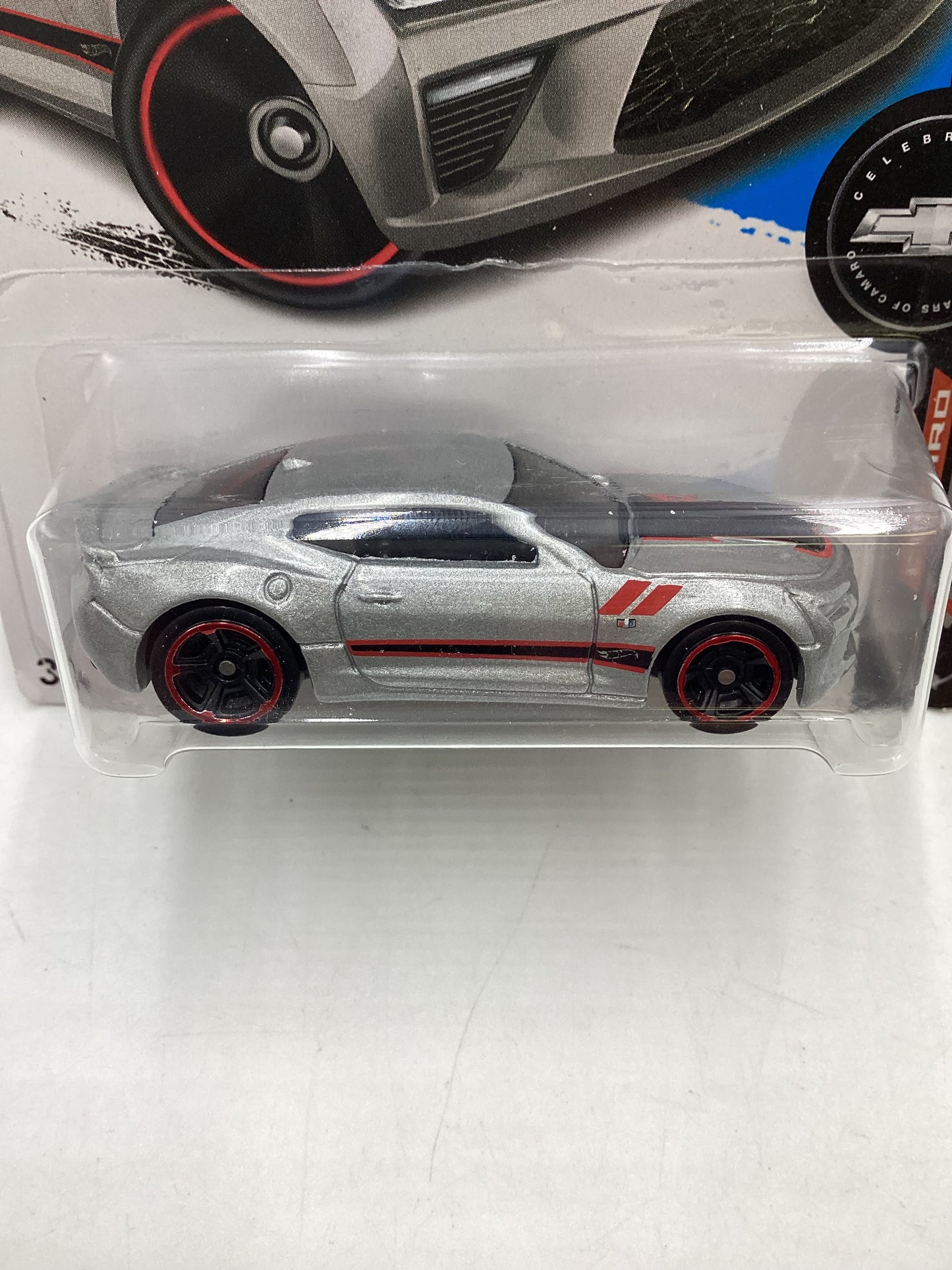 2017 Hot wheels #155 Factory Sealed Silver 16 Camaro SS 4B