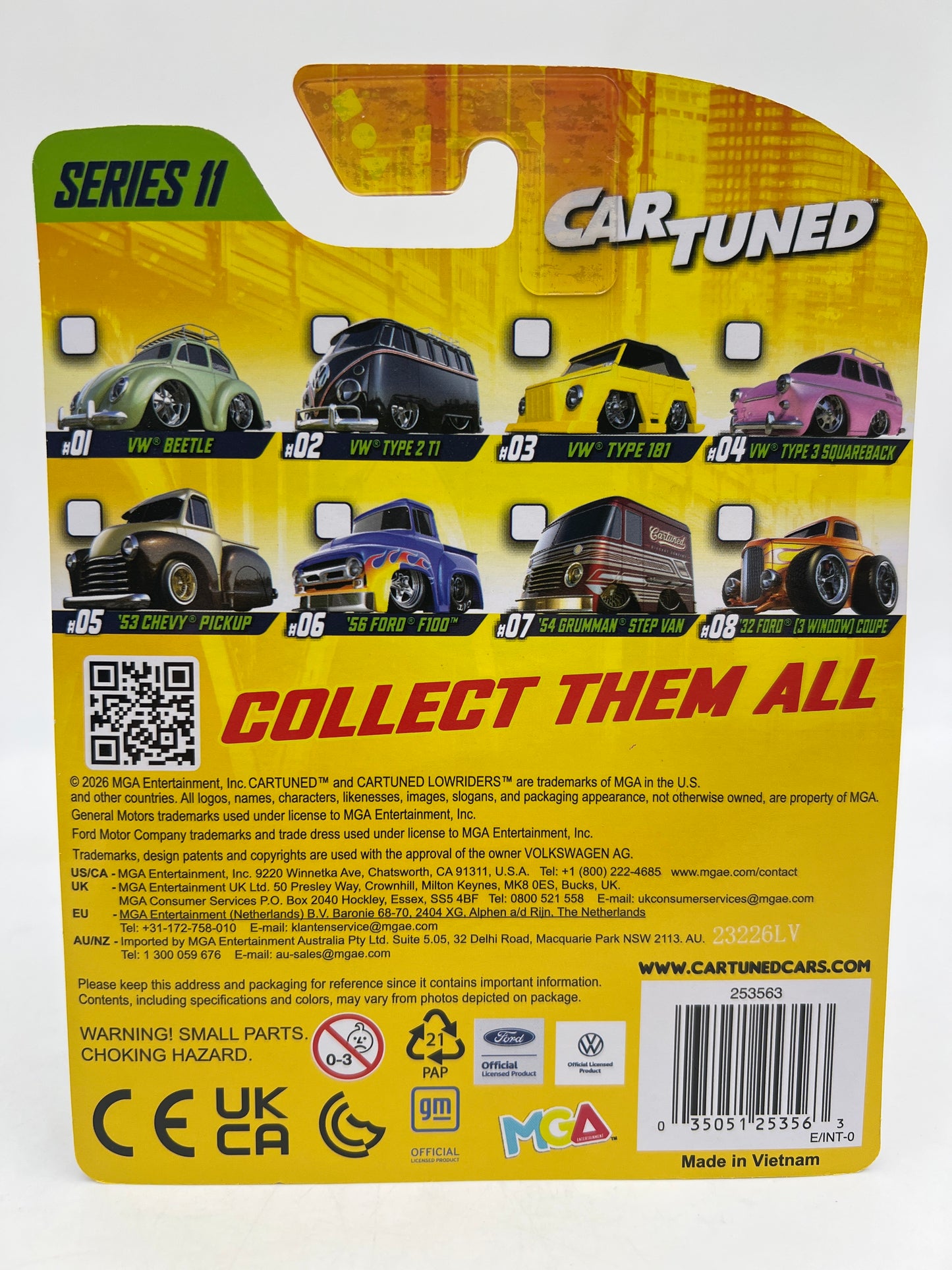 MGA Car Tuned Mainline Series 11 #2 VW Type 2 T1 Black