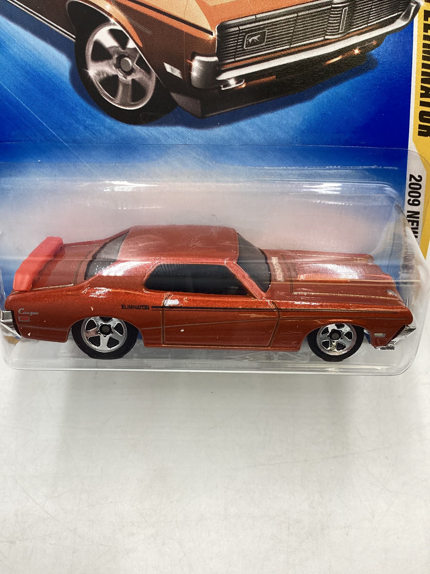 2009 Hot Wheels #008 69 Mercury Cougar Eliminator Orange 29G