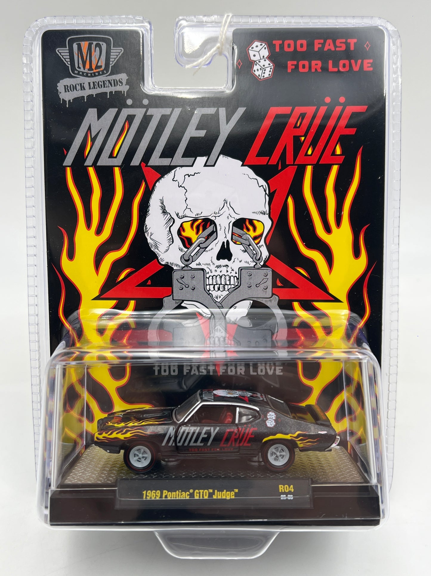 M2 Machines R04 Rock Legends Motley Crue 1969 Pontiac GTO Judge Black