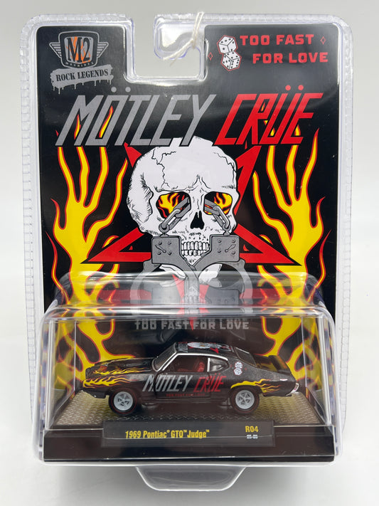 M2 Machines R04 Rock Legends Motley Crue 1969 Pontiac GTO Judge Black
