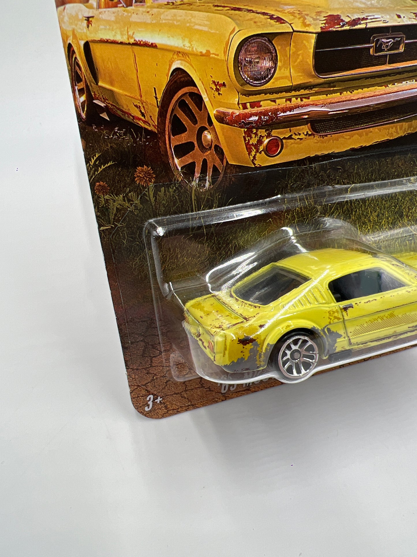 2025 Hot Wheels Silver Series Vintage Club Grand Prix #1 65 Ford Mustang 2+2 Fastback Yellow 161Q