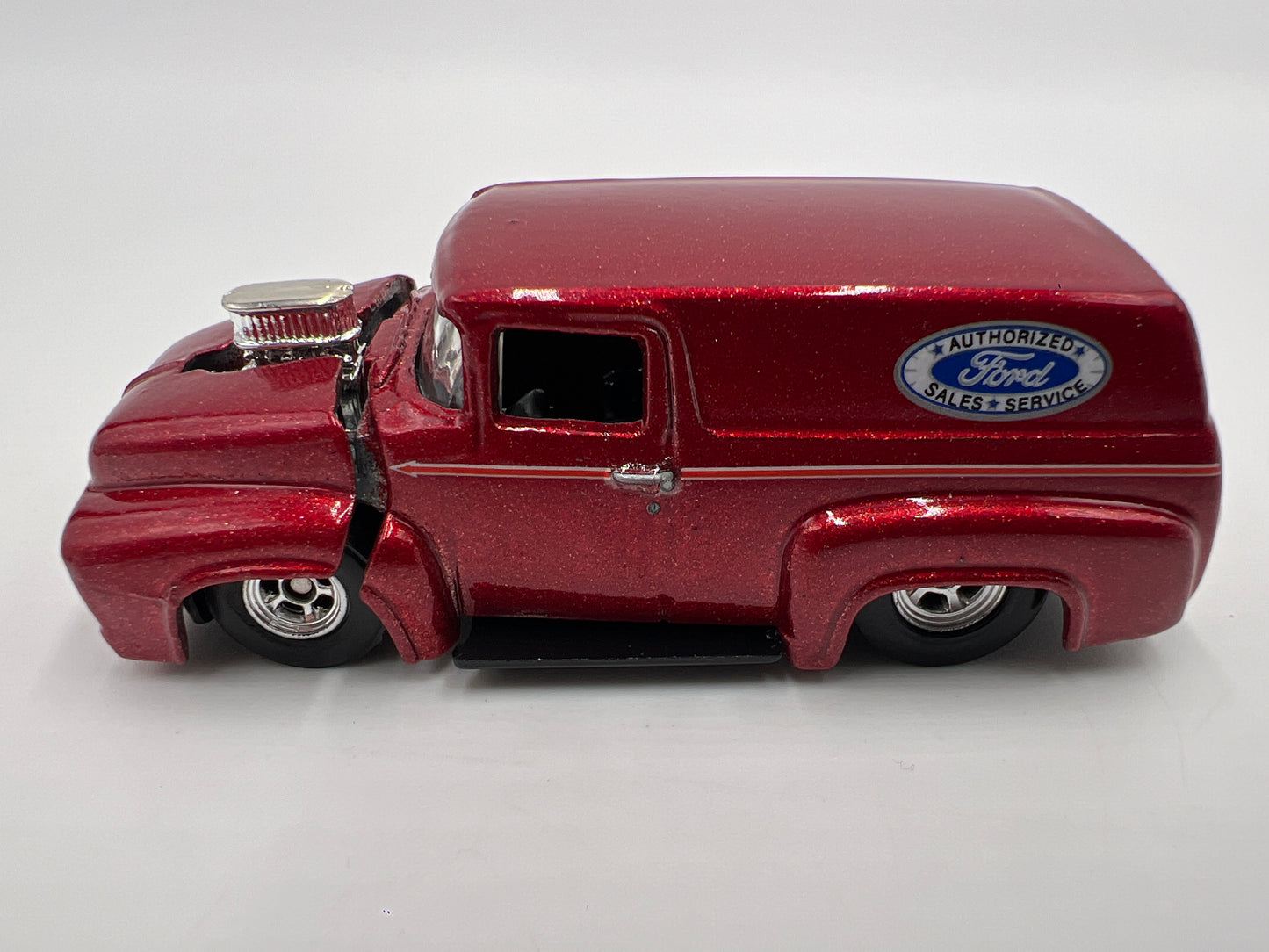 Hot Wheels 1/64 Premium 100% Custom Classic Trucks 56 Ford Red Loose