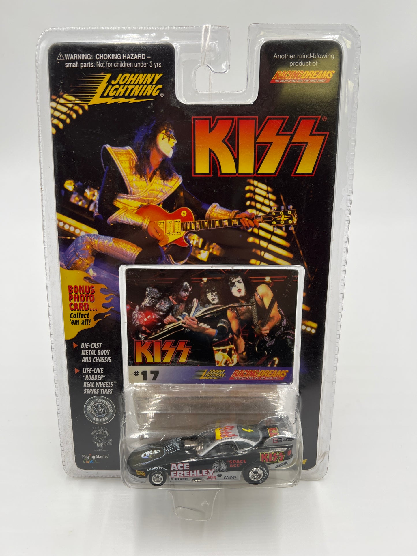 Johnny Lightning Racing Dreams KISS #17 Ace Frehley Funny Car Black 223H
