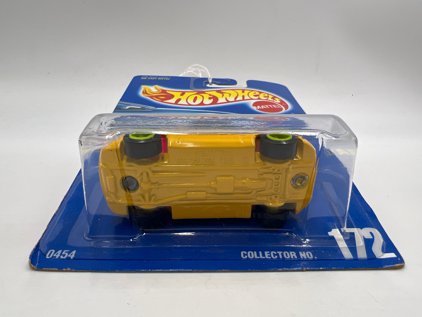 1991 Hot Wheels Collector #172 Mazda MX-5 Miata Yellow W/Lime Wheels 240B
