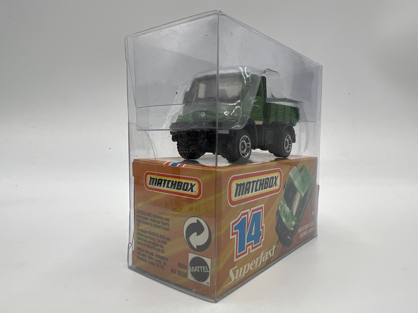 Matchbox Superfast #14 Mercedes-Benz Unimog U300 Green