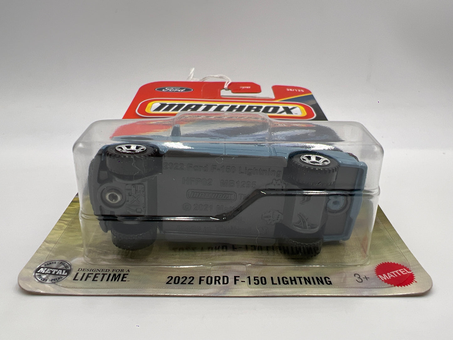2025 Matchbox #38 2022 Ford F-150 Lightning Light Blue 217C