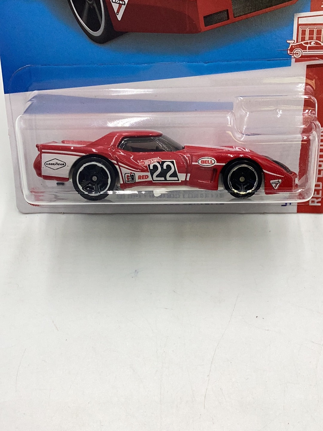 2022 Hot wheels Red Edition 76 Greenwood Corvette #21 read description 151A