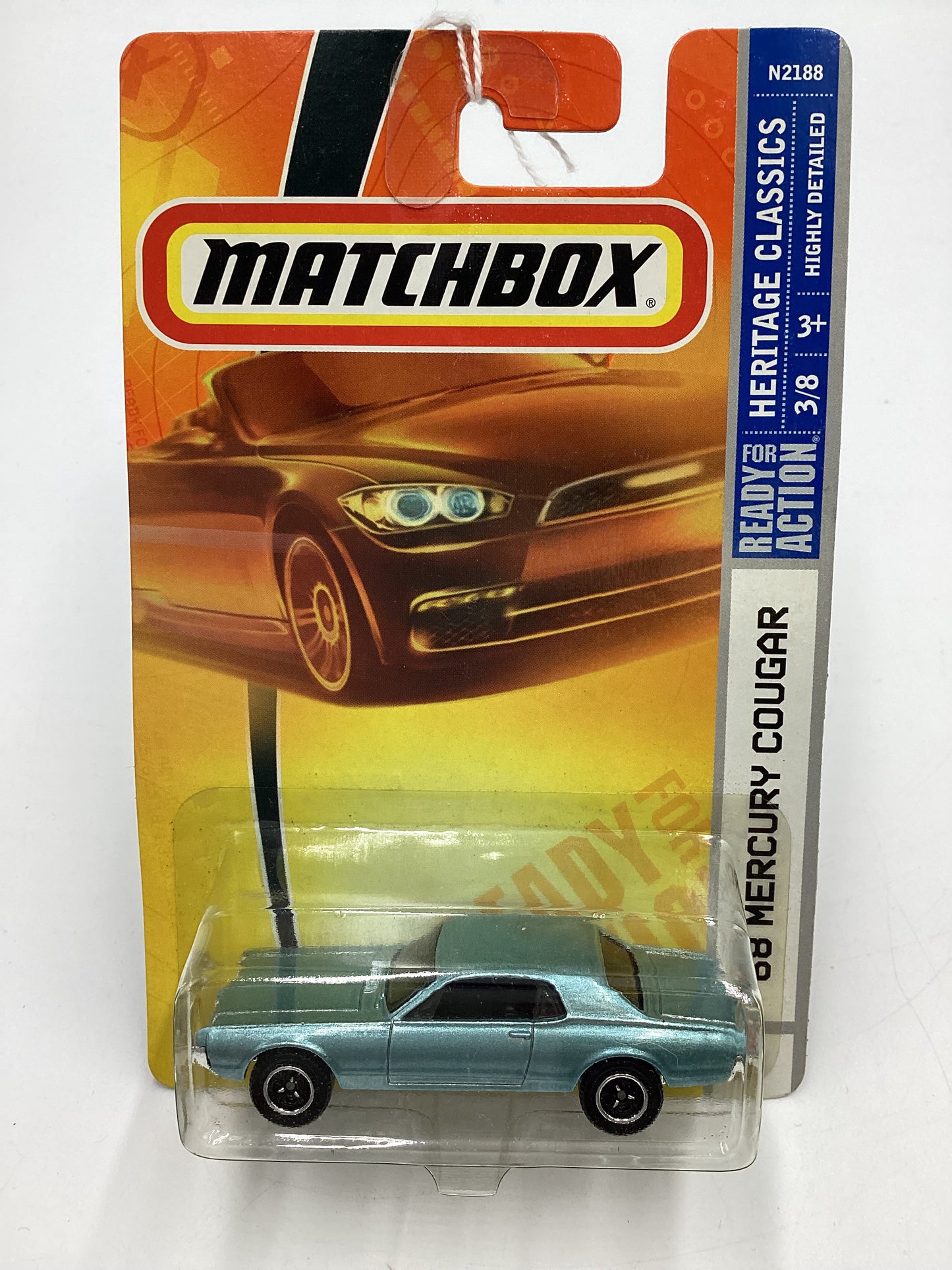 Matchbox Heritage Classics #3 68 Mercury Cougar Light Blue 208F