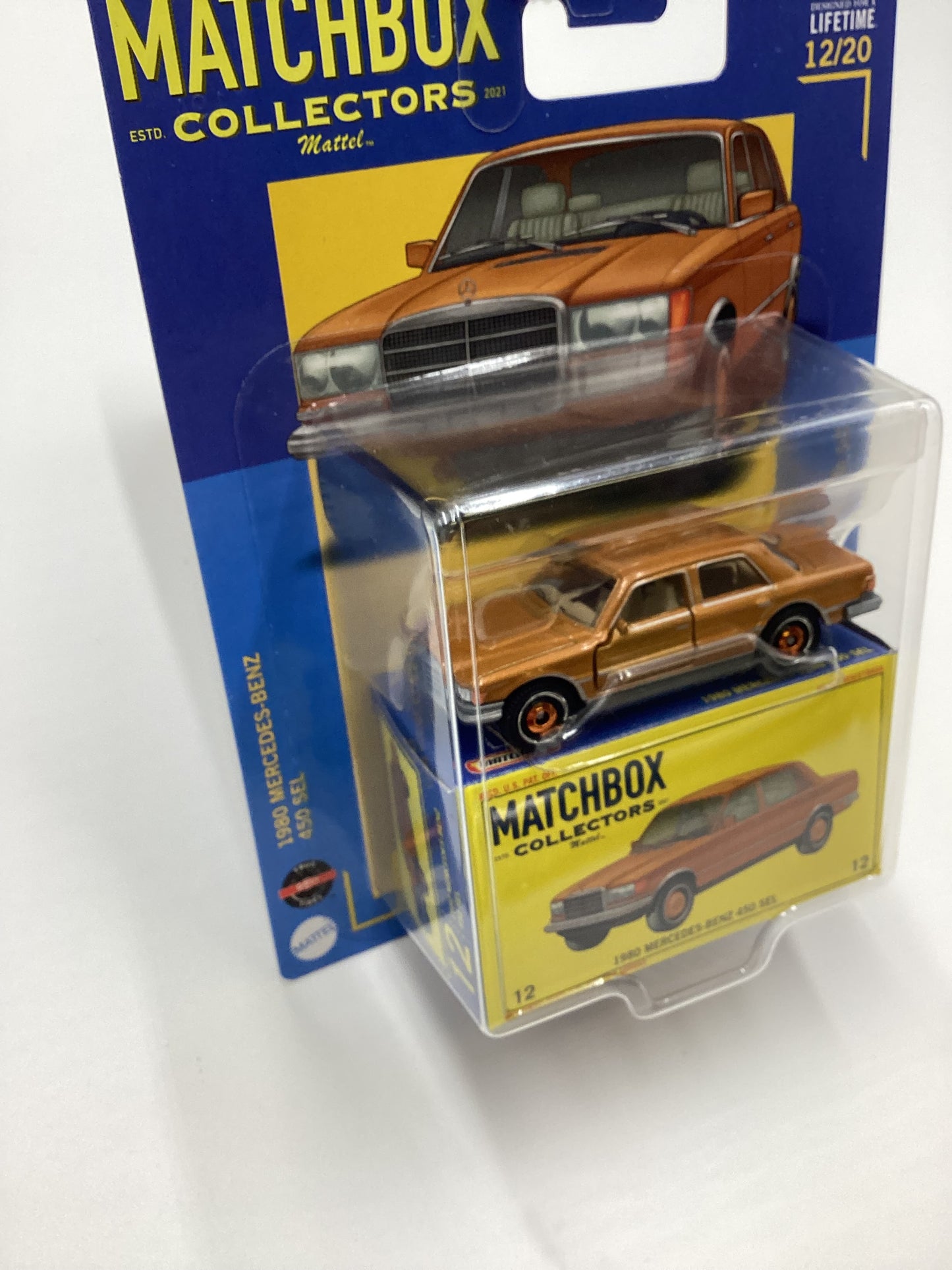 2024 Matchbox Collectors #12 1980 Mercedes-Benz 450 SEL Gold 170E