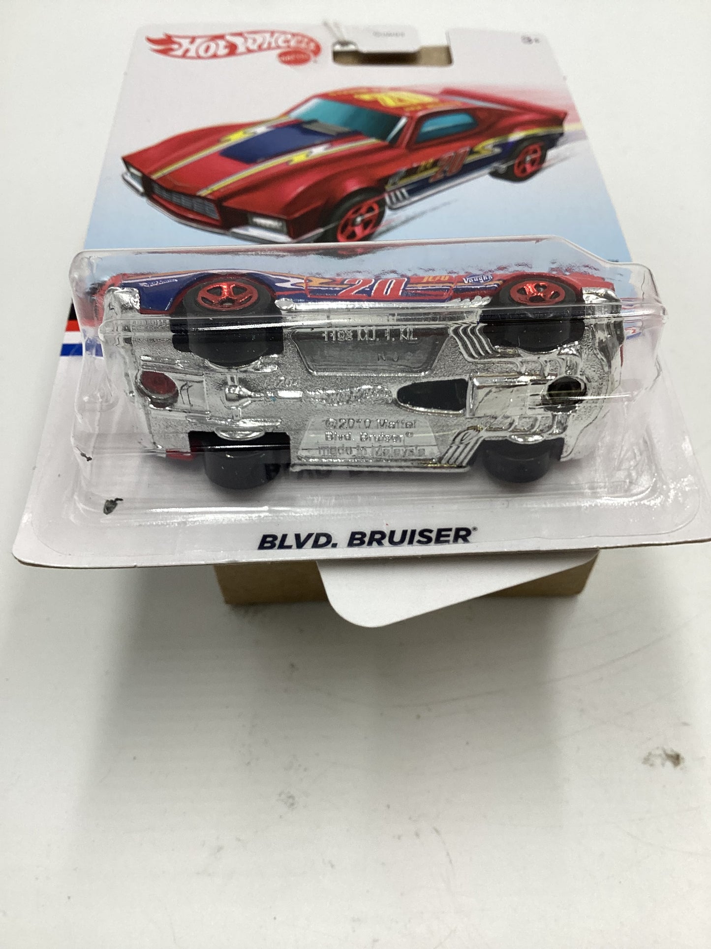Hot Wheels Target Exclusive Flying Customs Blvd. Bruiser Red Cracked Blister 152i
