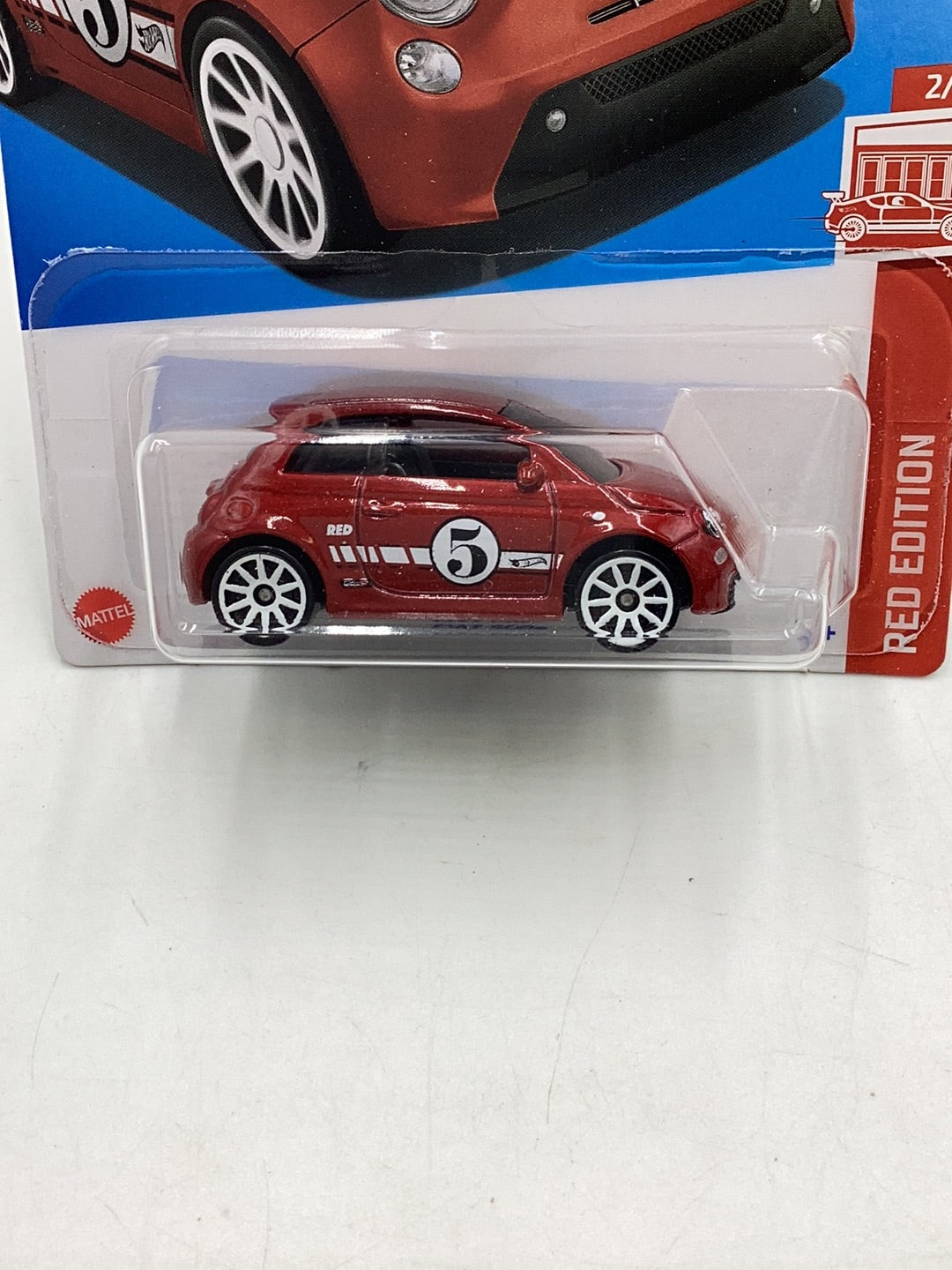 2024 Hot wheels Red edition #22 Fiat 500e 152E