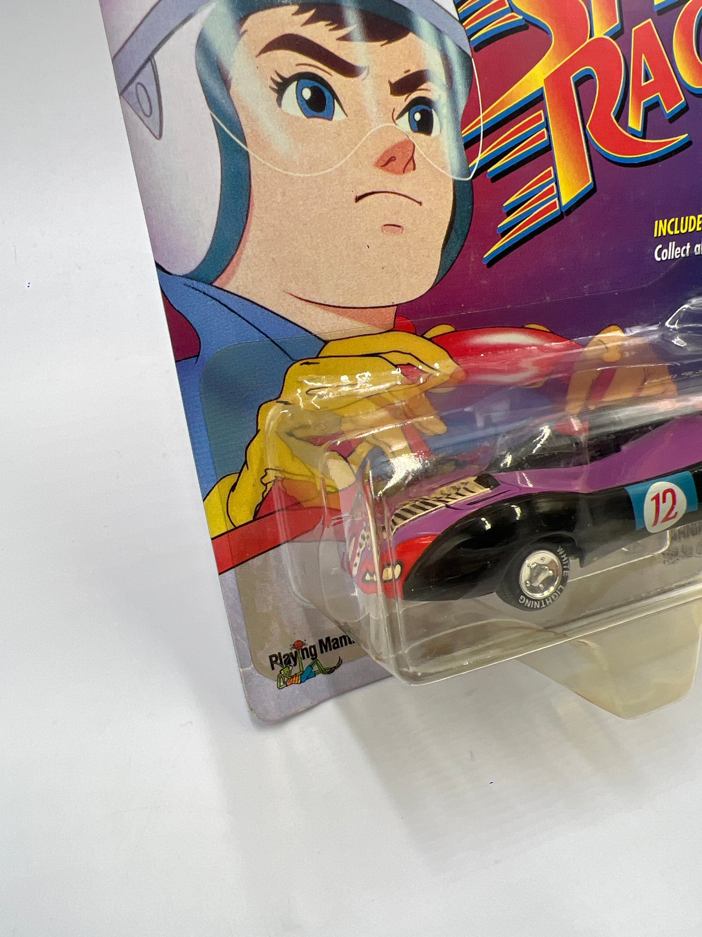 Johnny Lightning White Lightning Chase Speed Racer 2000 CEL #15 Snake Oiler Black/Purple