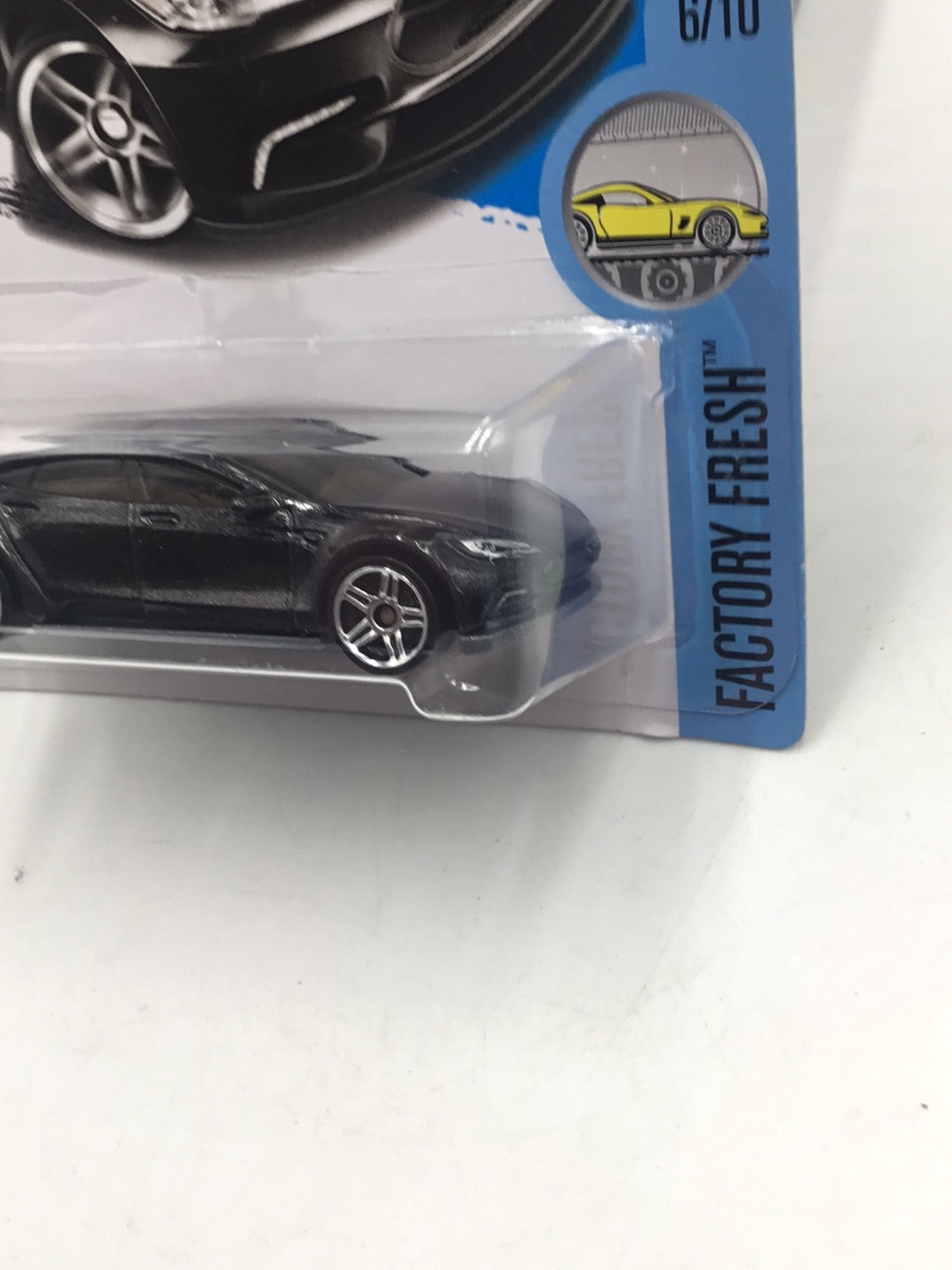 2017 hot wheels #43 Tesla Model S  Factory Sealed sticker