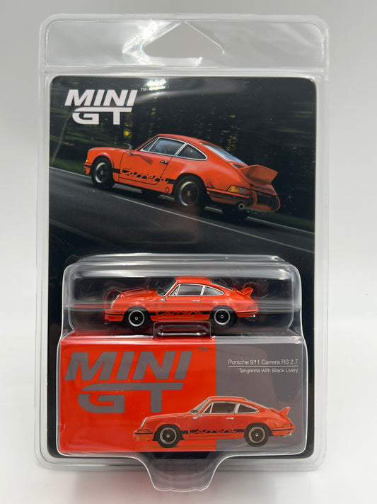 Mini GT #1142 Porsche 911 Carrera RS 2.7 Orange