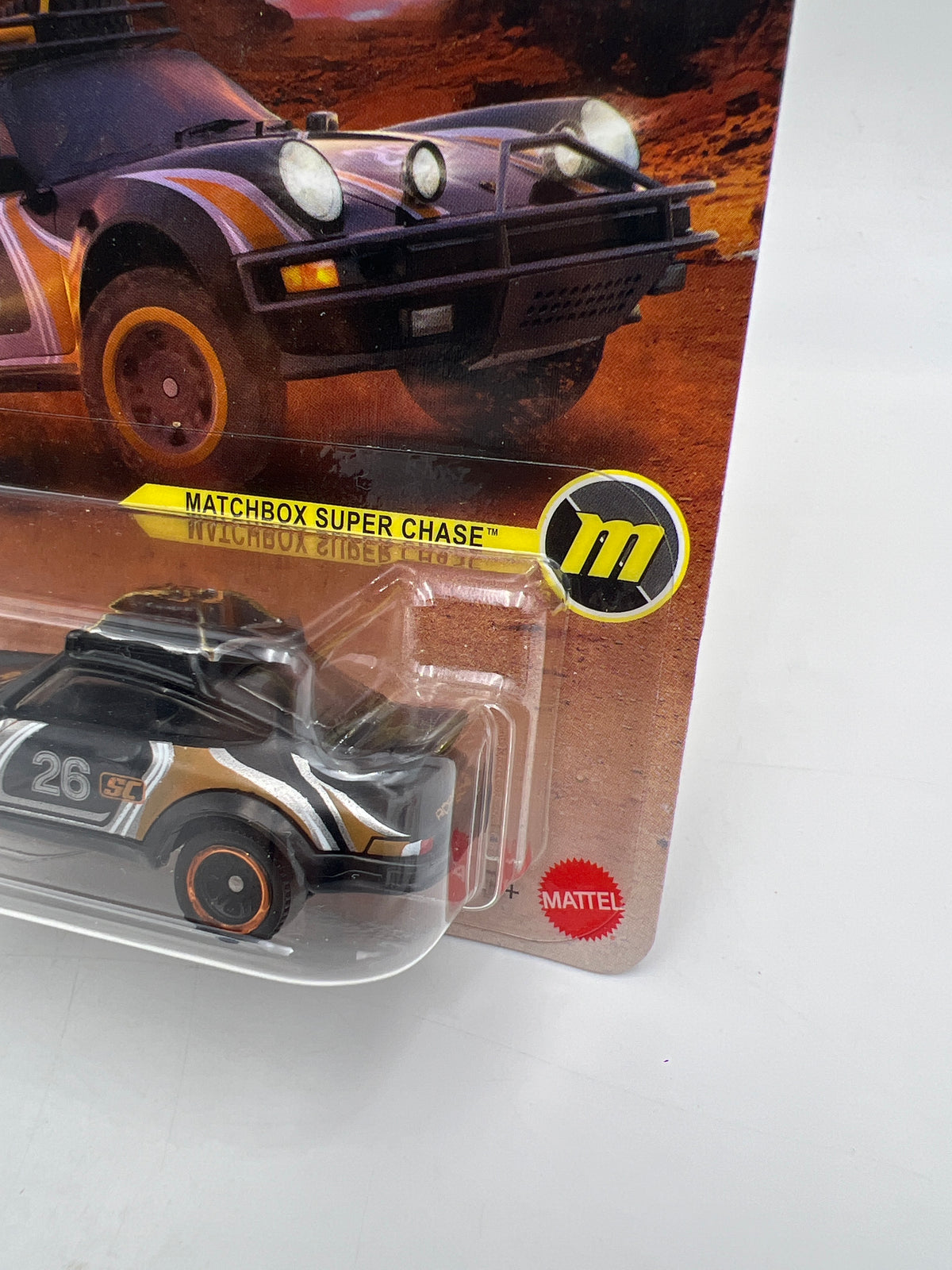 2026 Matchbox SUPER CHASE #1 1985 Porsche 911 Rally Black W/Protector