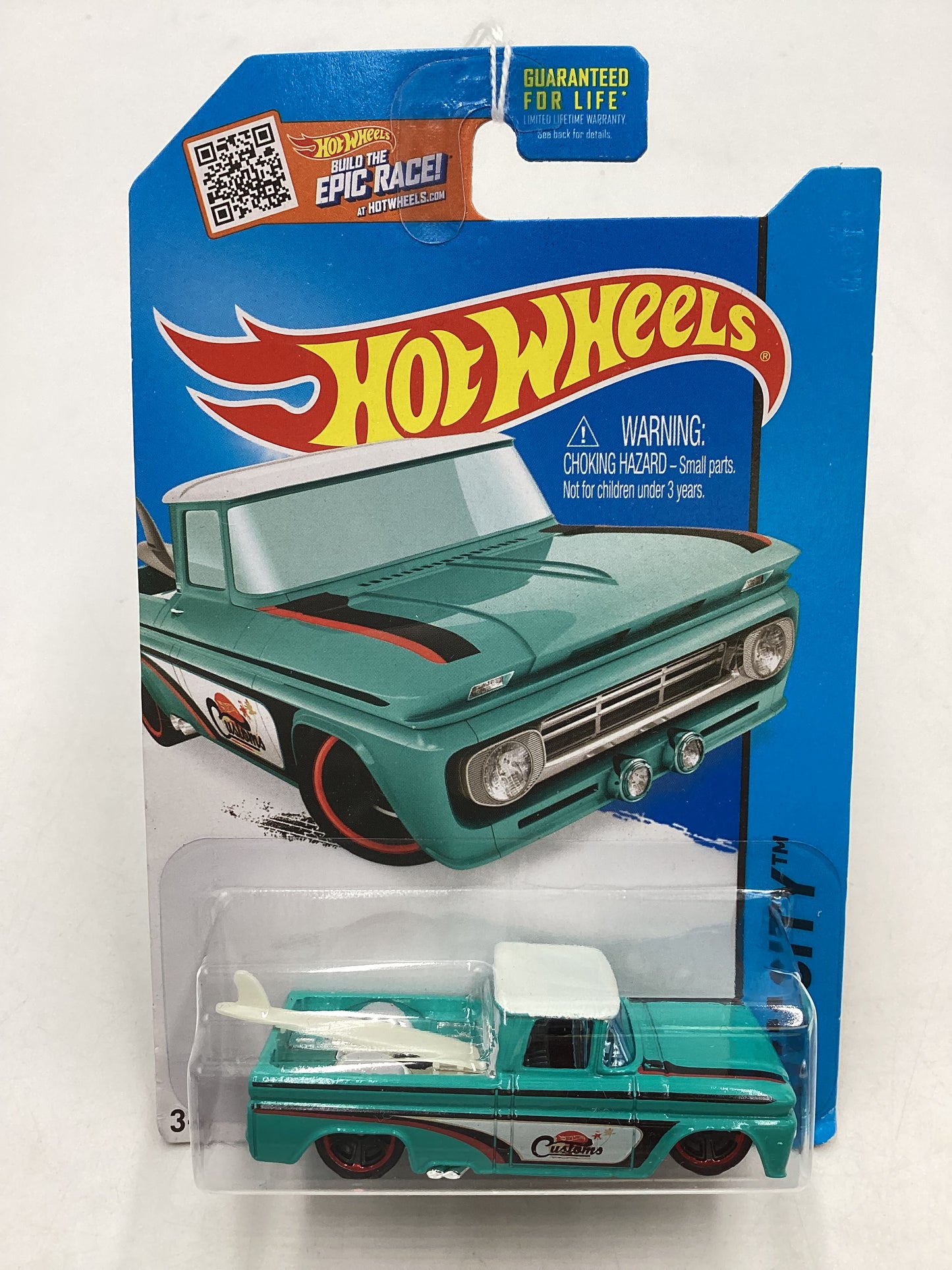 2015 Hot wheels #72 Custom 62 Chevy Blue