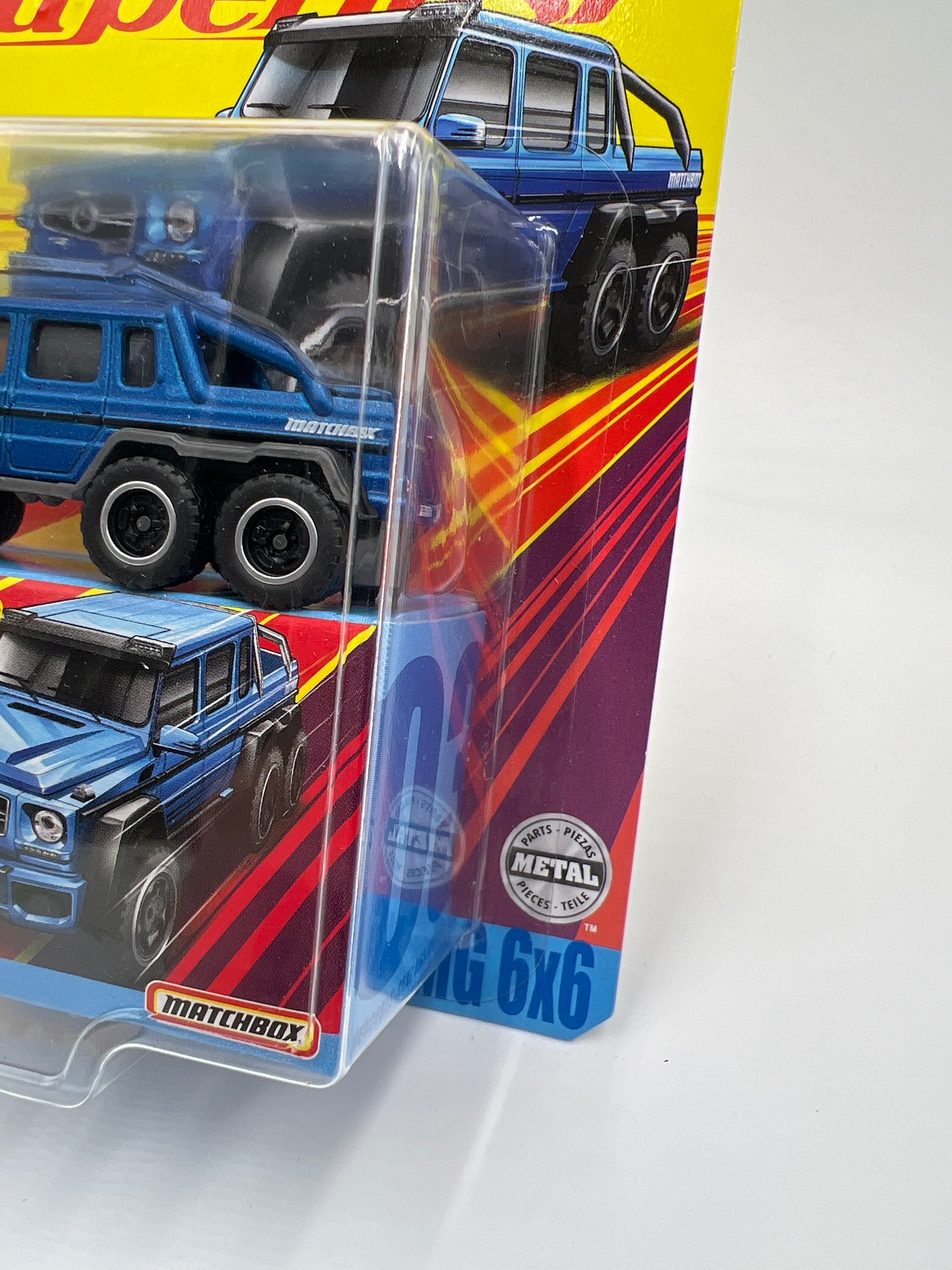 Matchbox Superfast #3 Mercedes-Benz G63 AMG 6x6 Blue 173E