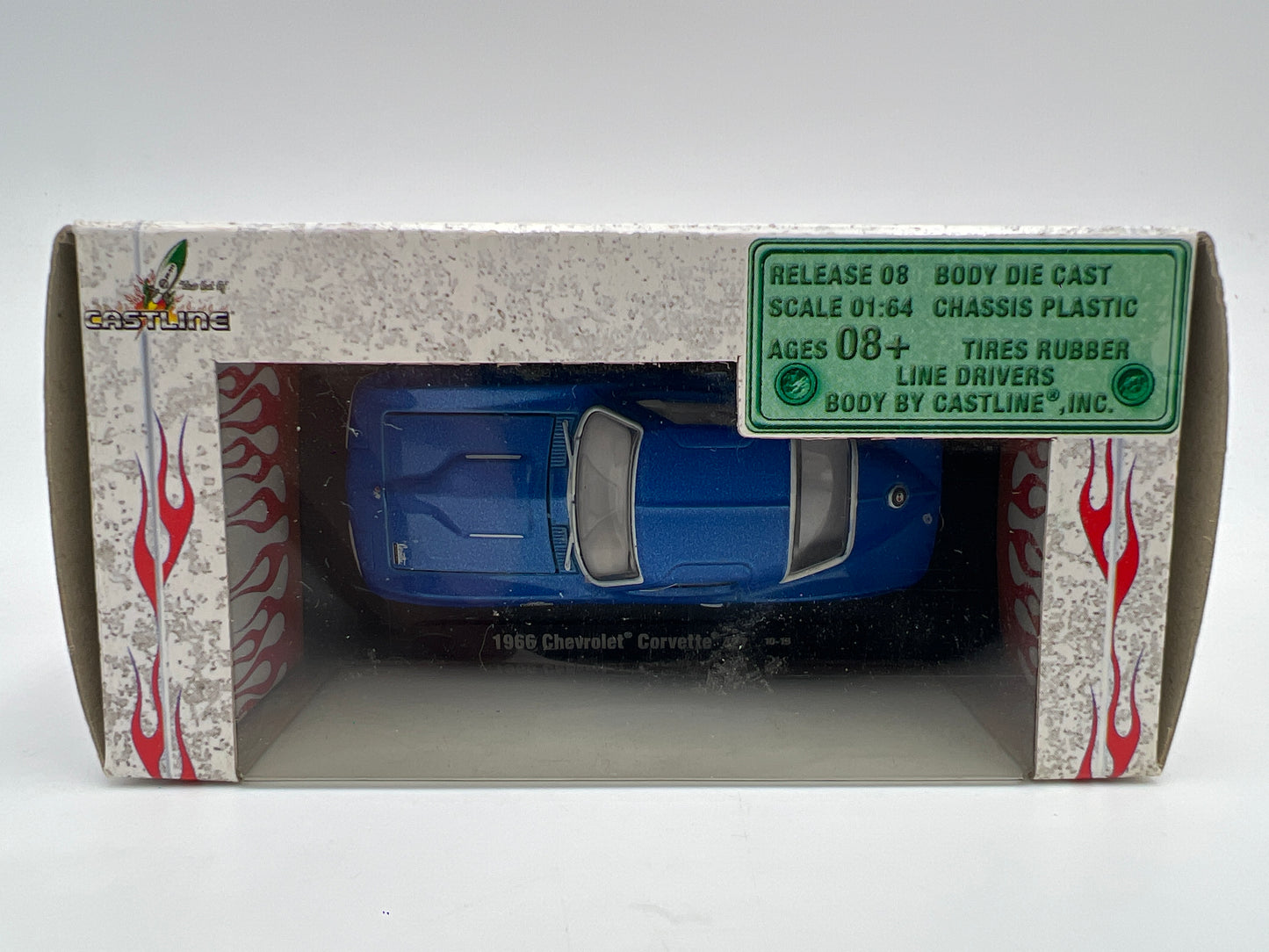 M2 Machines 10-19 Auto Drivers CHASE 1966 Chevrolet Corvette 427 Blue