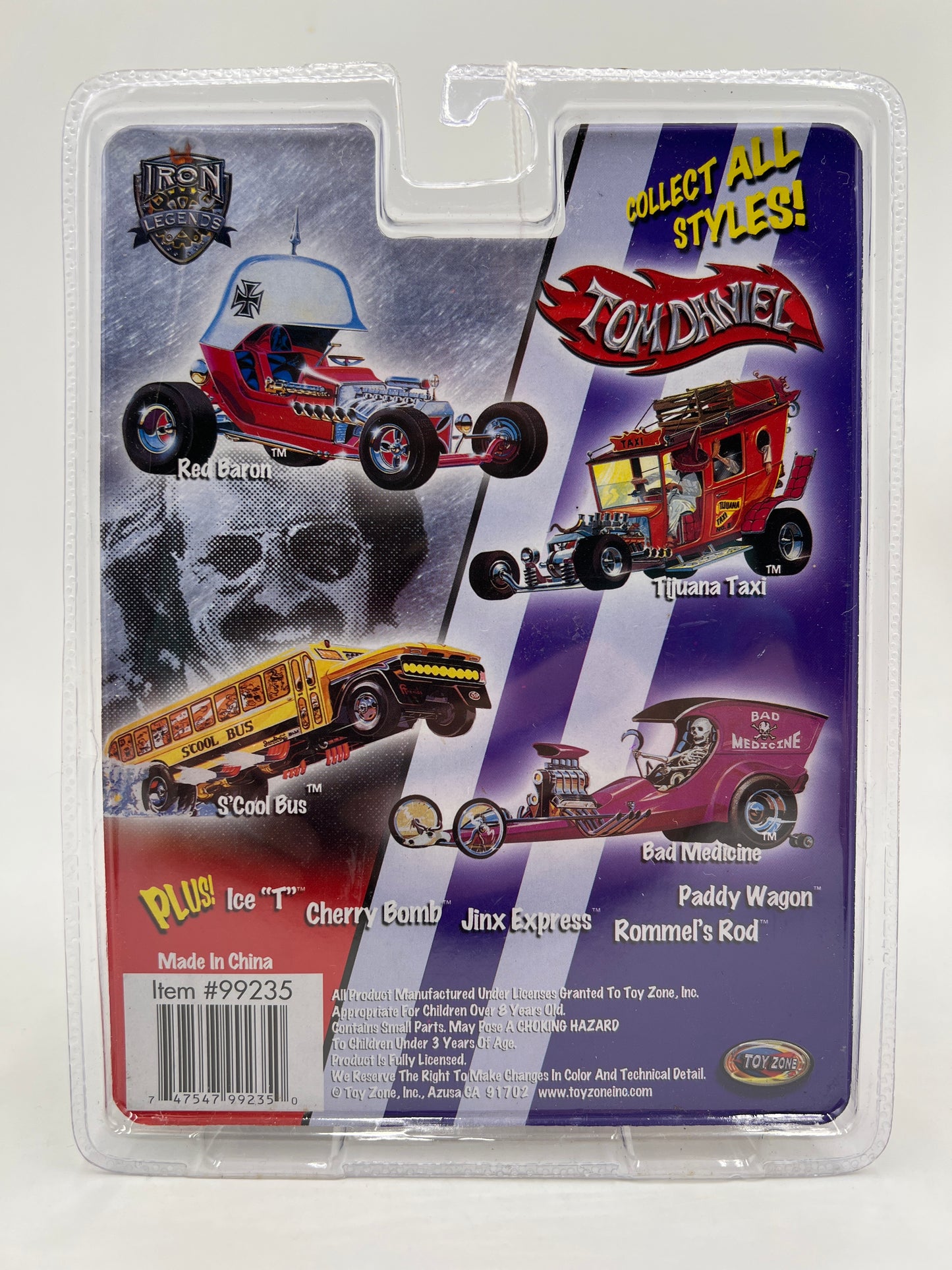 Toy Zone Tom Daniel S’Cool Bus Yellow 1/43 Scale