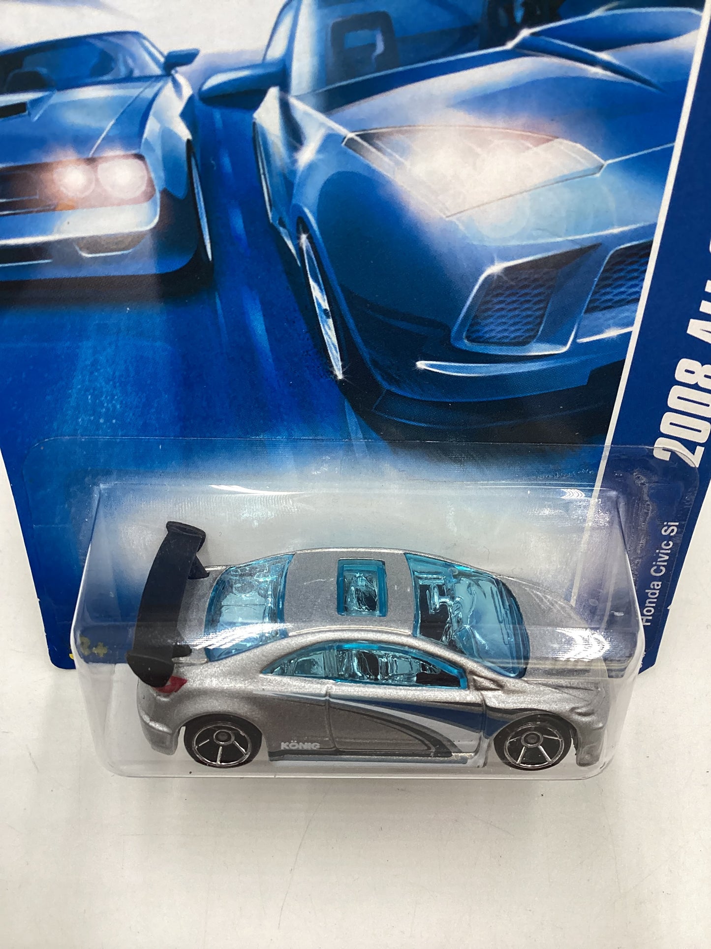 2008 Hot wheels #47 Kmart Exclusive Silver Honda Civic Si