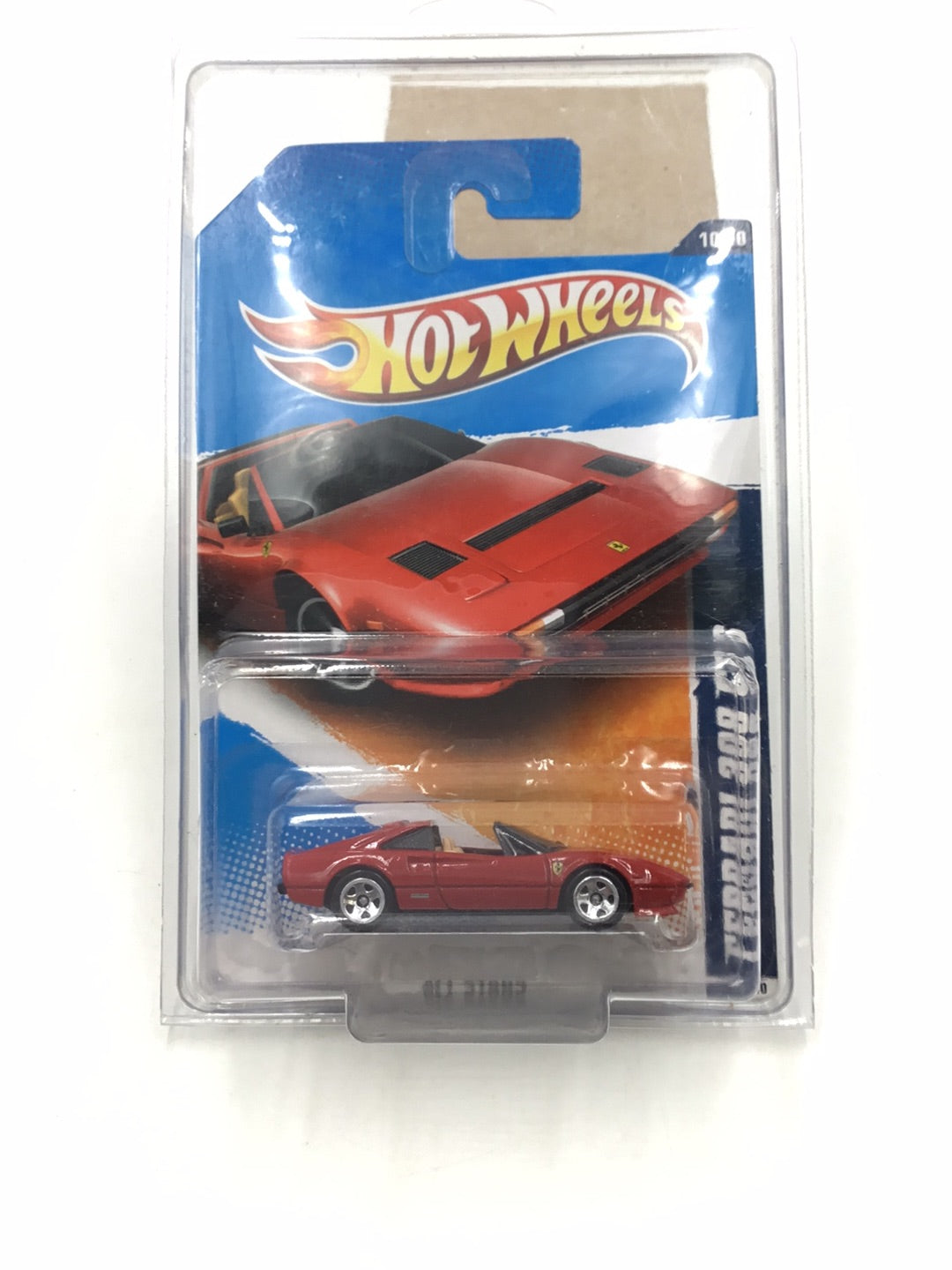 2011 Hot wheels #128 Ferrari 308 GTS with protector