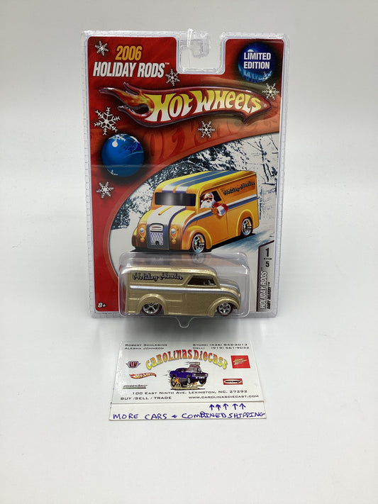 Hot Wheels 2006 Holiday Rods 1/5 Dairy Delivery Gold SR