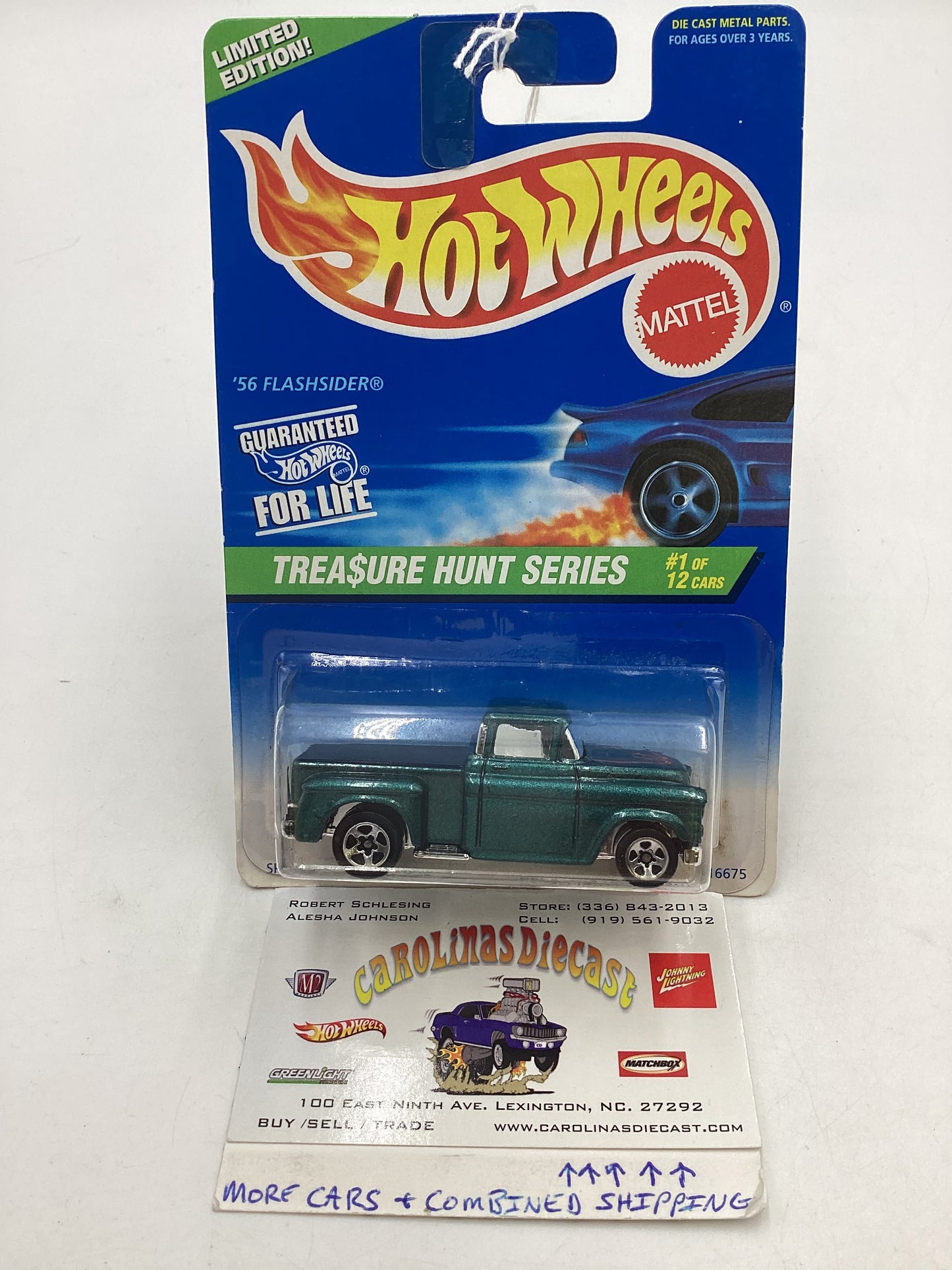 1997 Hot Wheels Treasure Hunt 1/12 56 Flashsider #578 273C