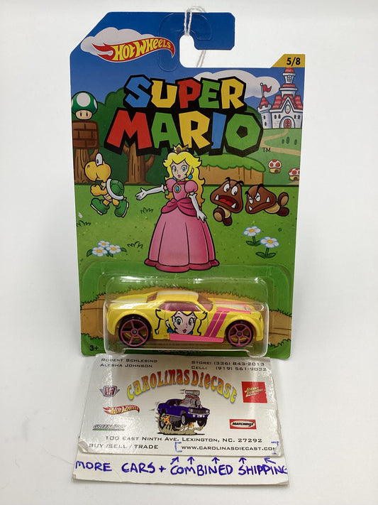 2016 Hot Wheels Super Mario #5 Bully Goat Yellow Princess Peach 157A