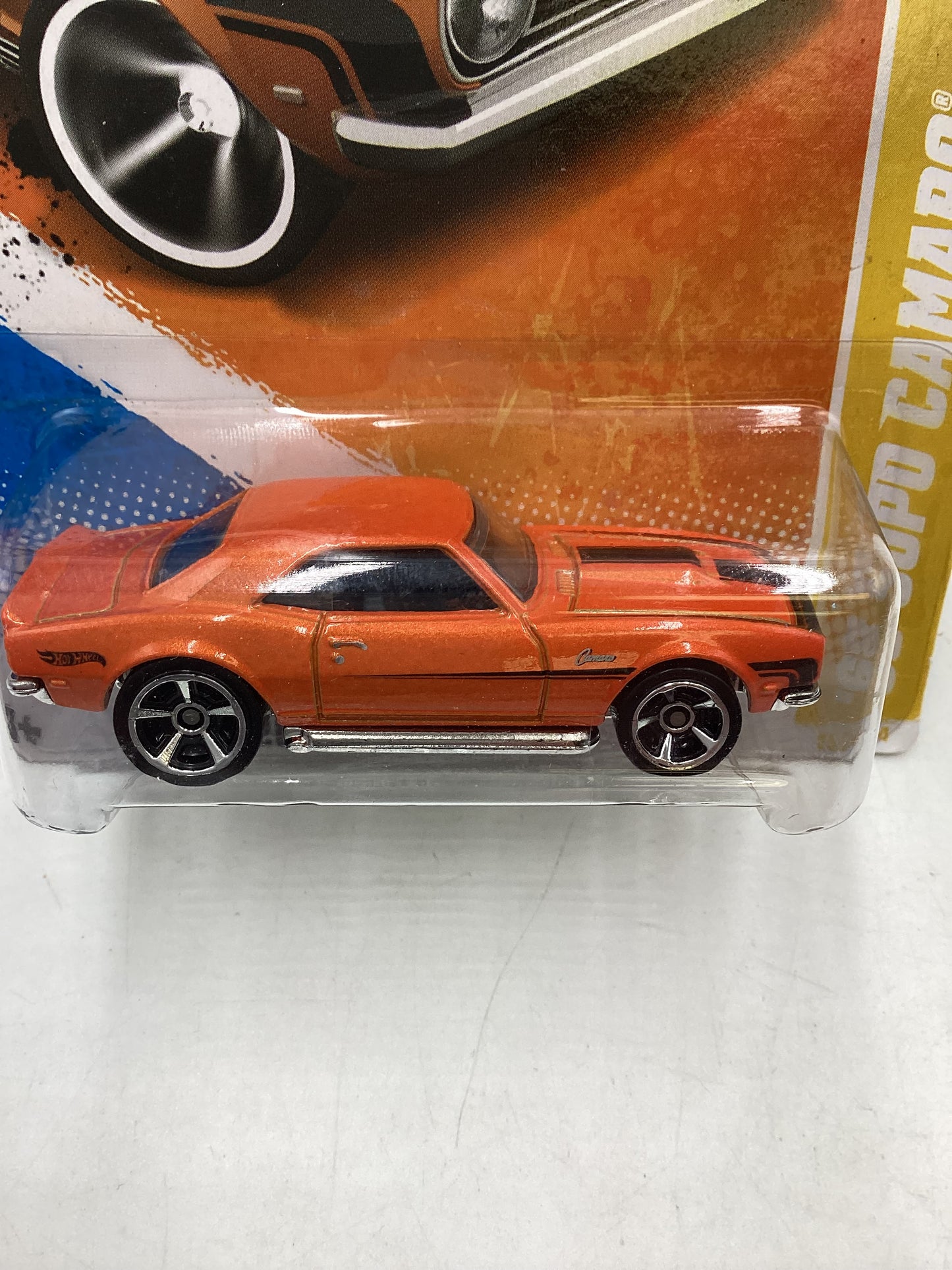 2011 Hot wheels #25 68 COPO Camaro Orange 4B