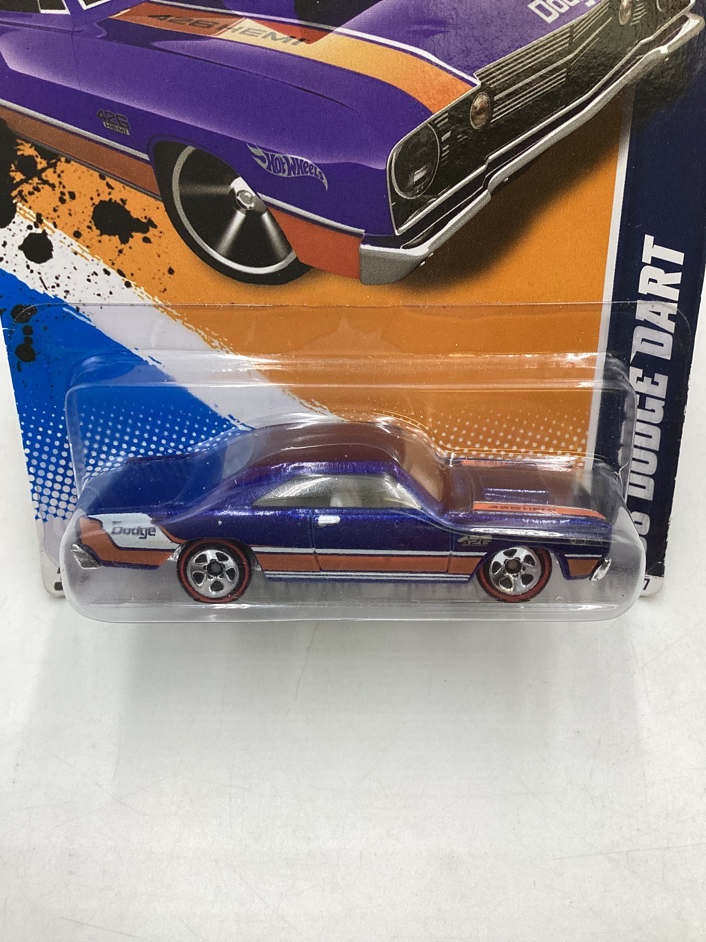 2012 Hot Wheels Muscle Mania Mopar #81 68 Dodge Dart Walmart Exclusive 237F