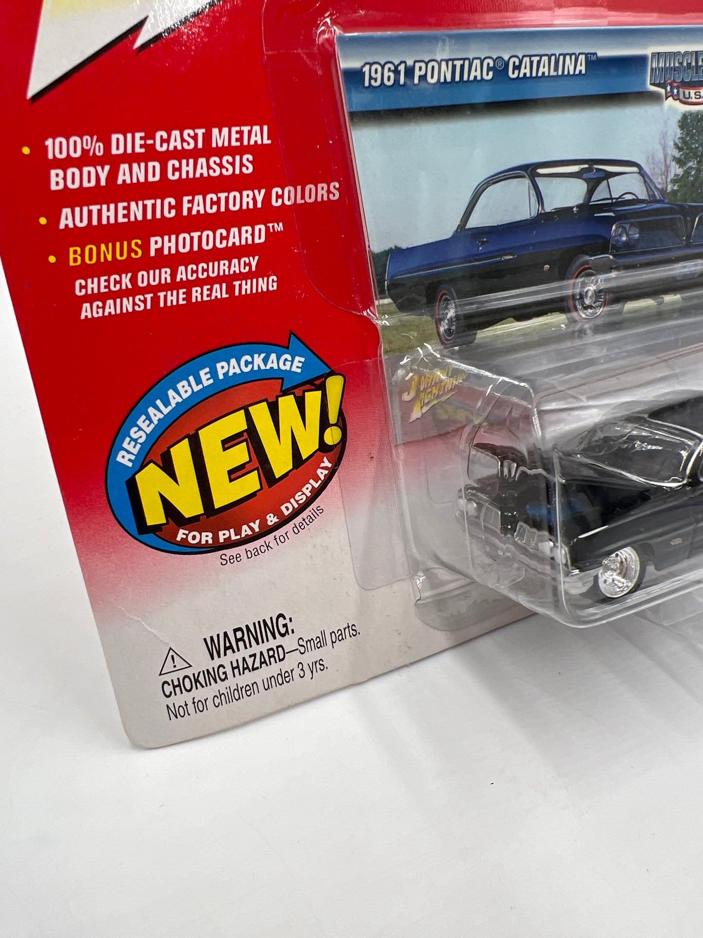 Johnny Lightning Muscle Cars USA #7 1961 Pontiac Catalina Black