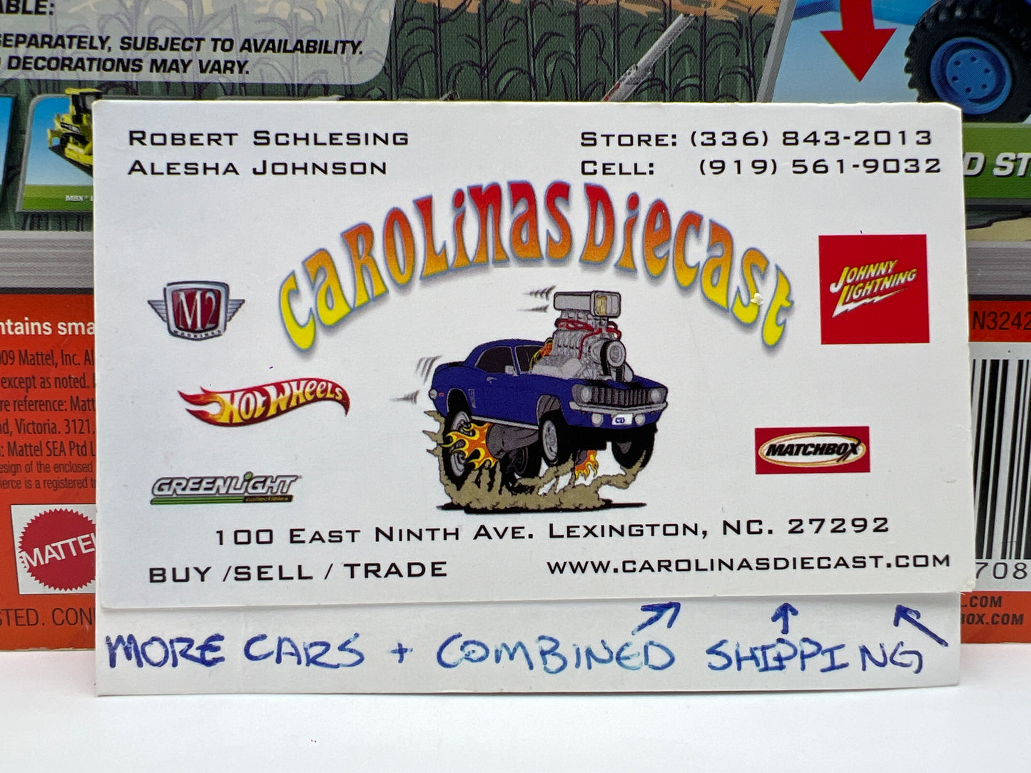 Matchbox Real Working Rigs Mega Tractor Blue (SR)