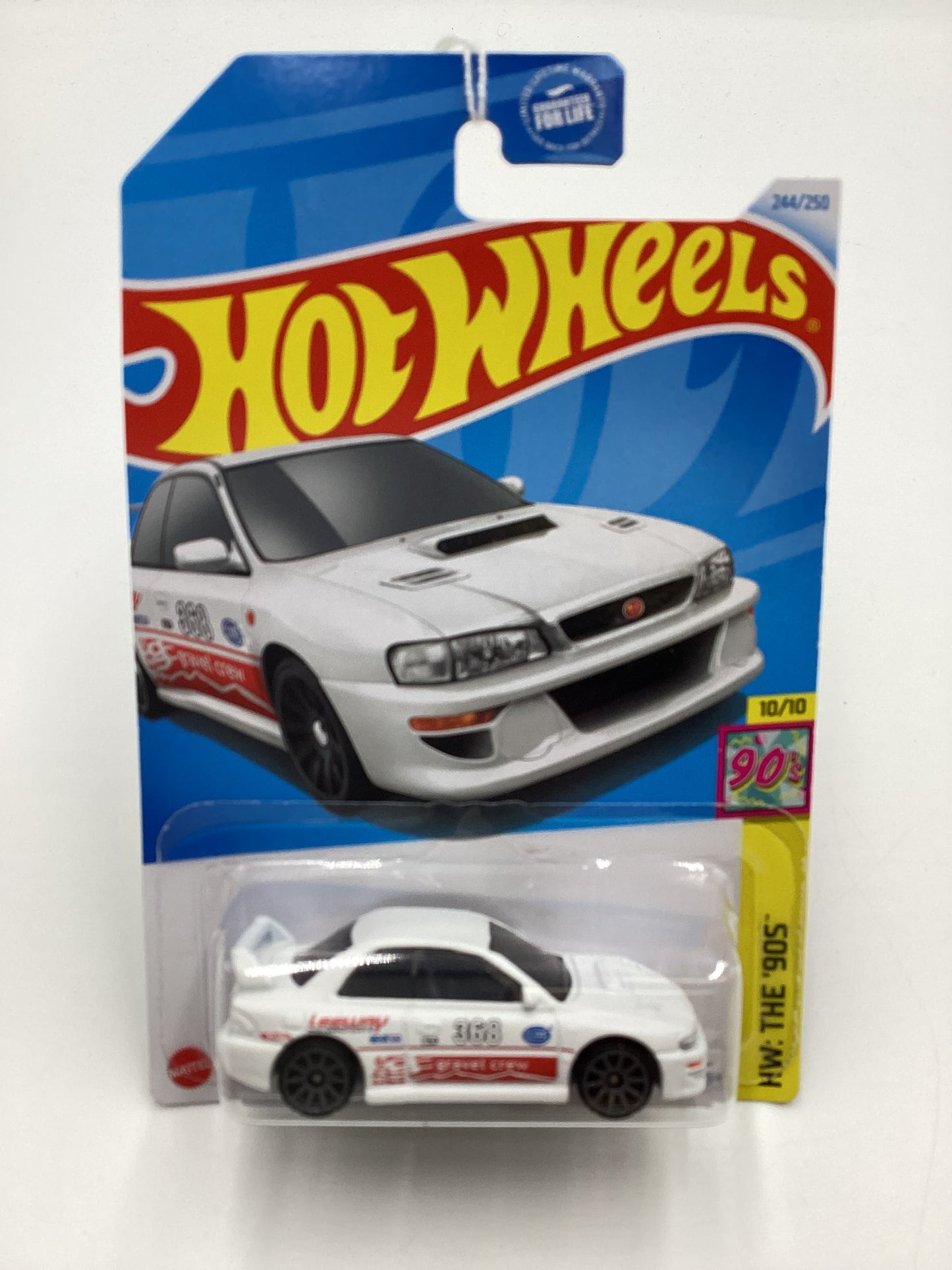 2024 Hot Wheels #244 98 Subaru Impreza 22B- STI Version White 89A