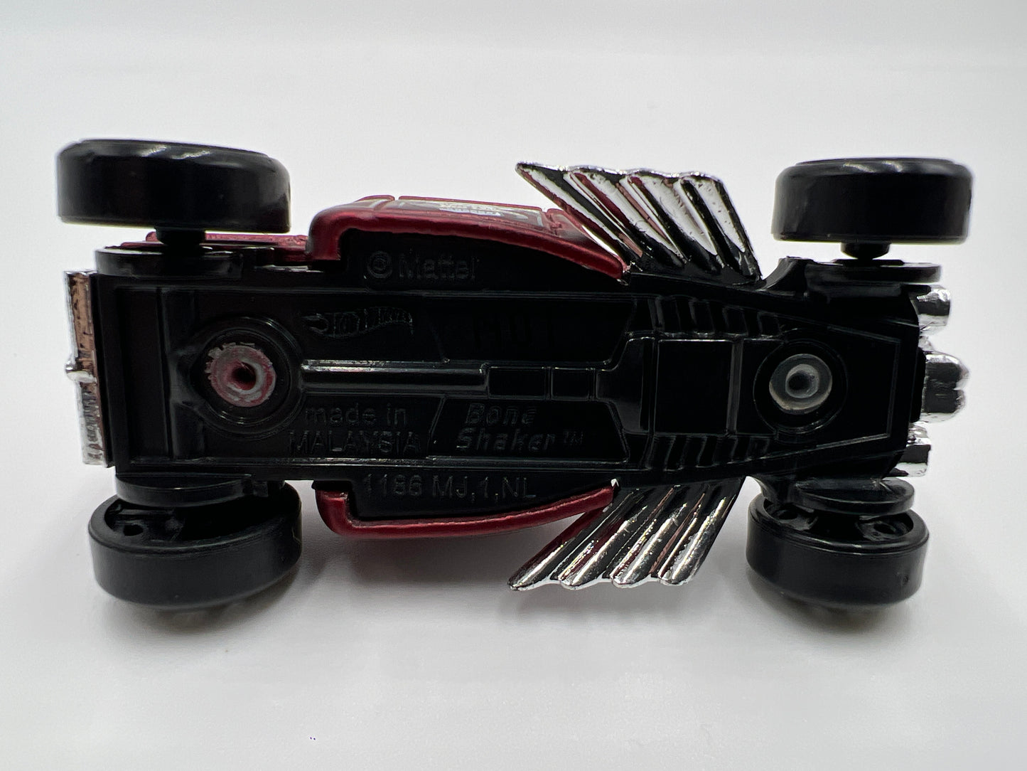 Hot Wheels 1/64 Bone Shaker Dark Satin Red Loose