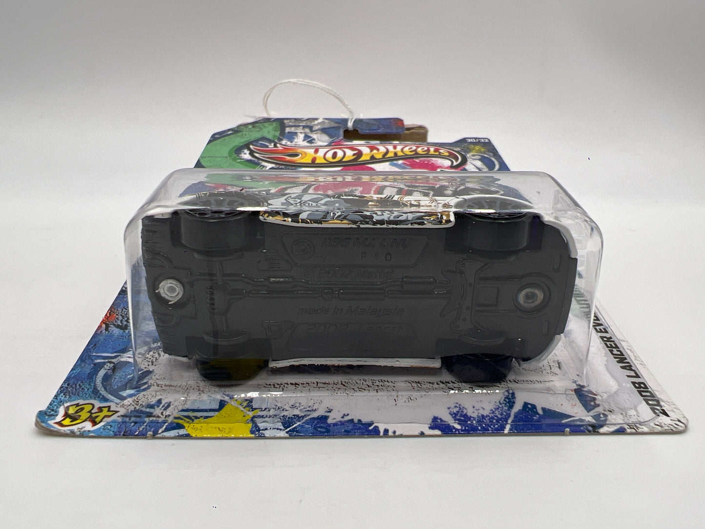 2013 Hot Wheels Jukebox Hip Hop #30 2008 Lancer Evolution White SR