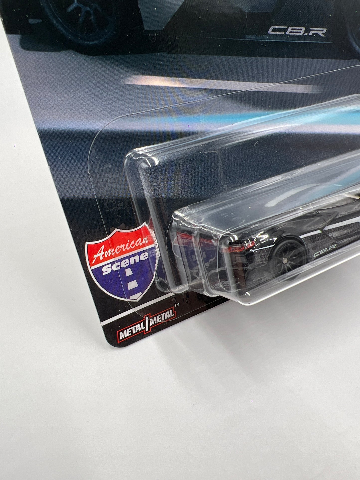 Hot Wheels Premium Car Culture American Scene CHASE #0 Corvette C8.R Black W/Protector