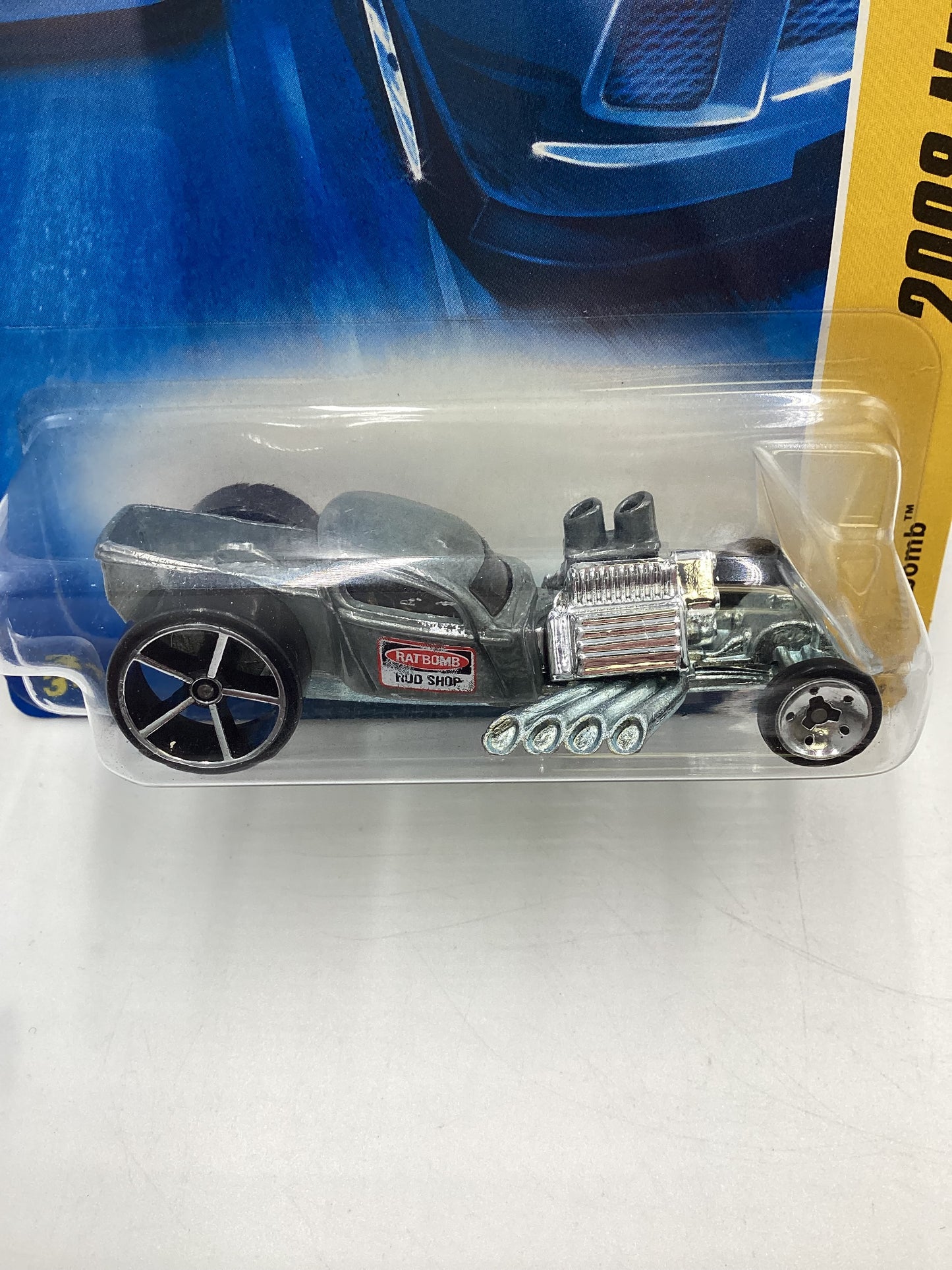 2008 Hot Wheels New Models #4 Ratbomb Silver AA5